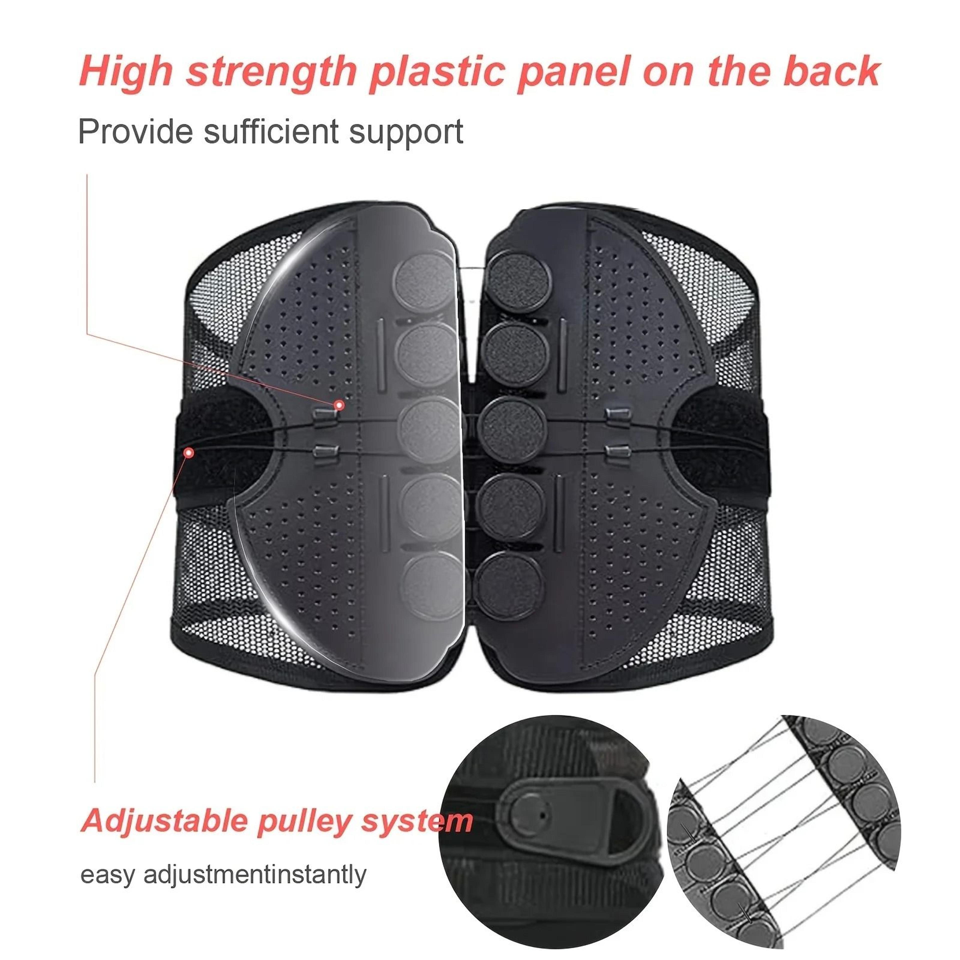 DoubleDrawstring Breathable Sports Waist Support Belt 4