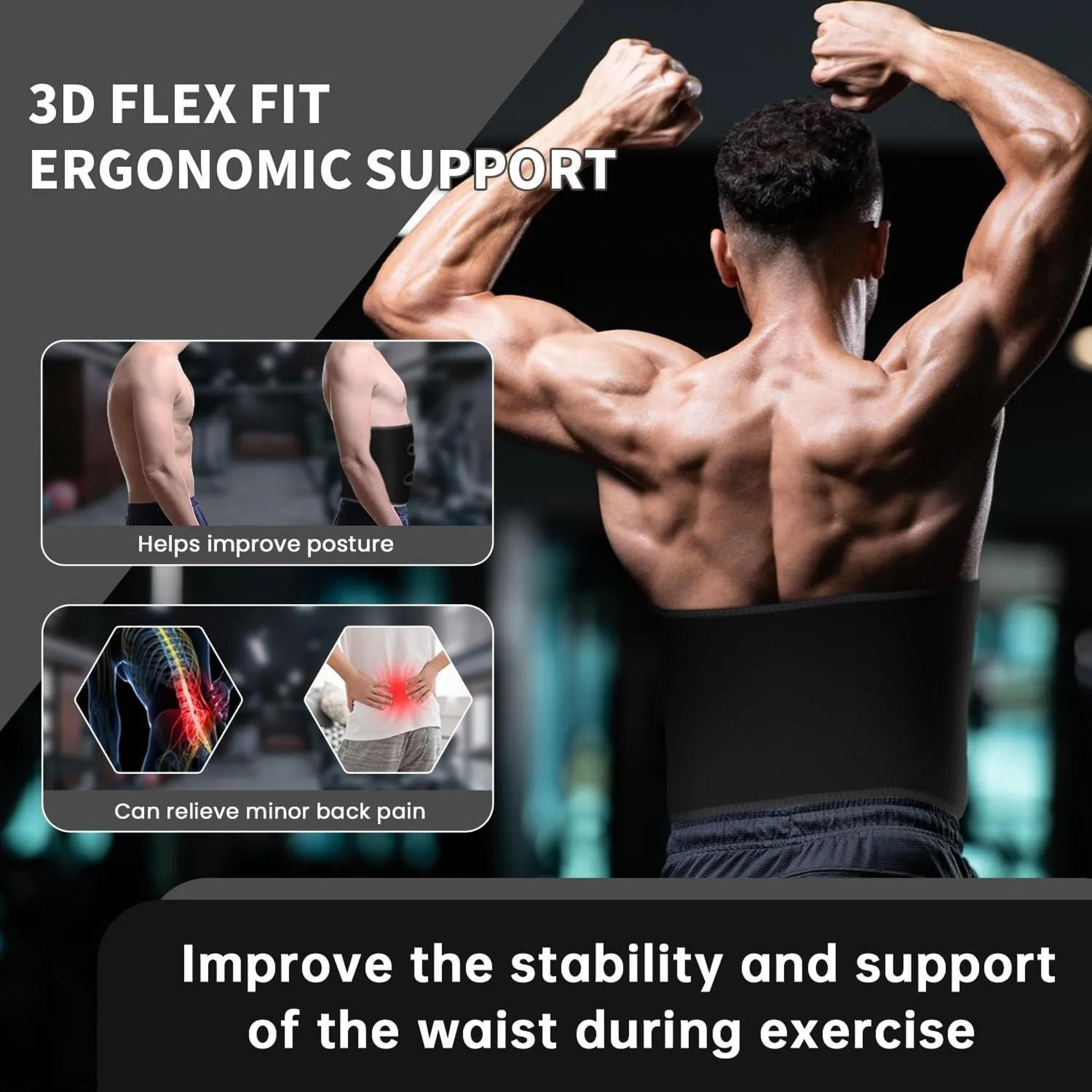 Sweat Waist Trimmer Core Compression Belt 3