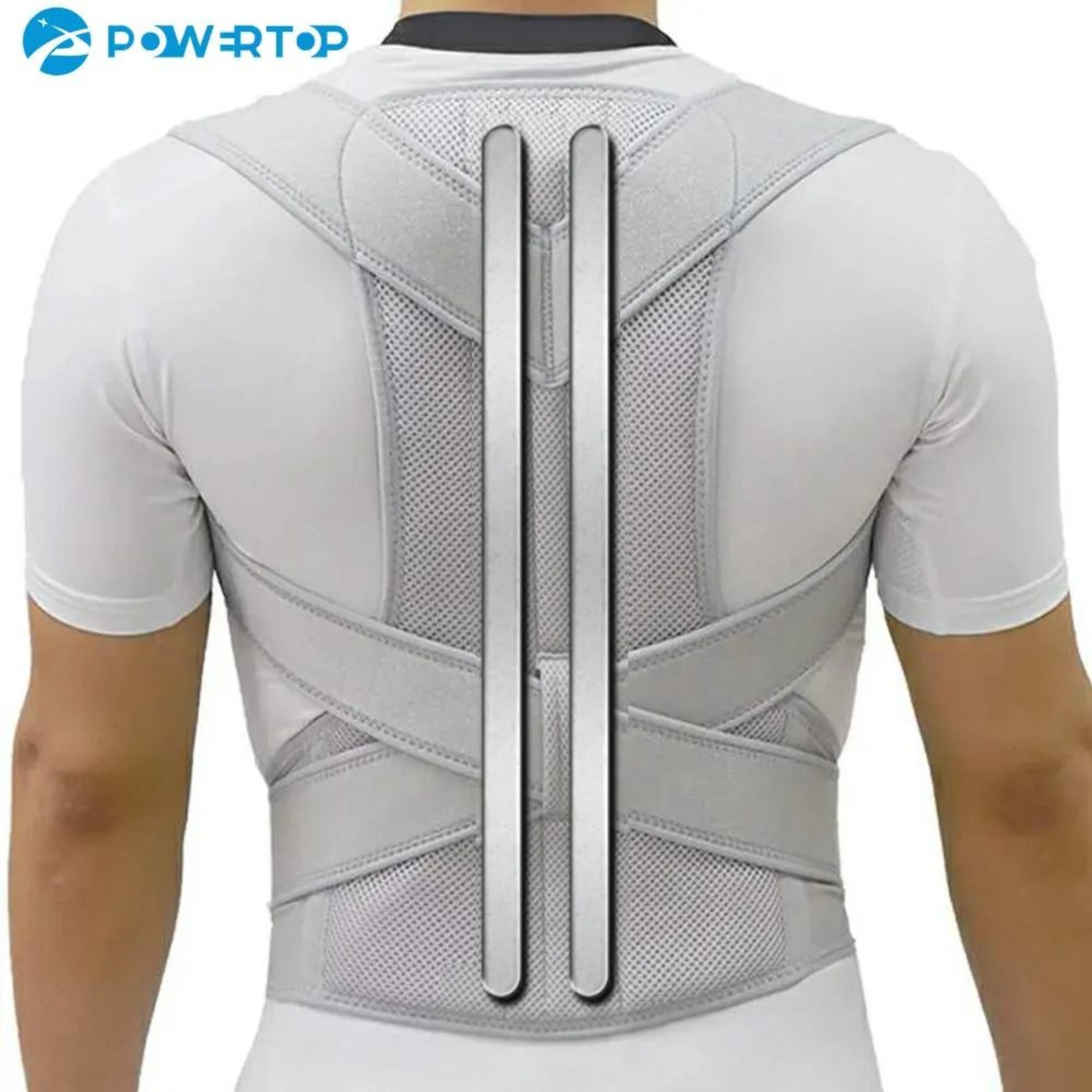 alloy bar posture corrector spine scoliosis orthopedic back brace