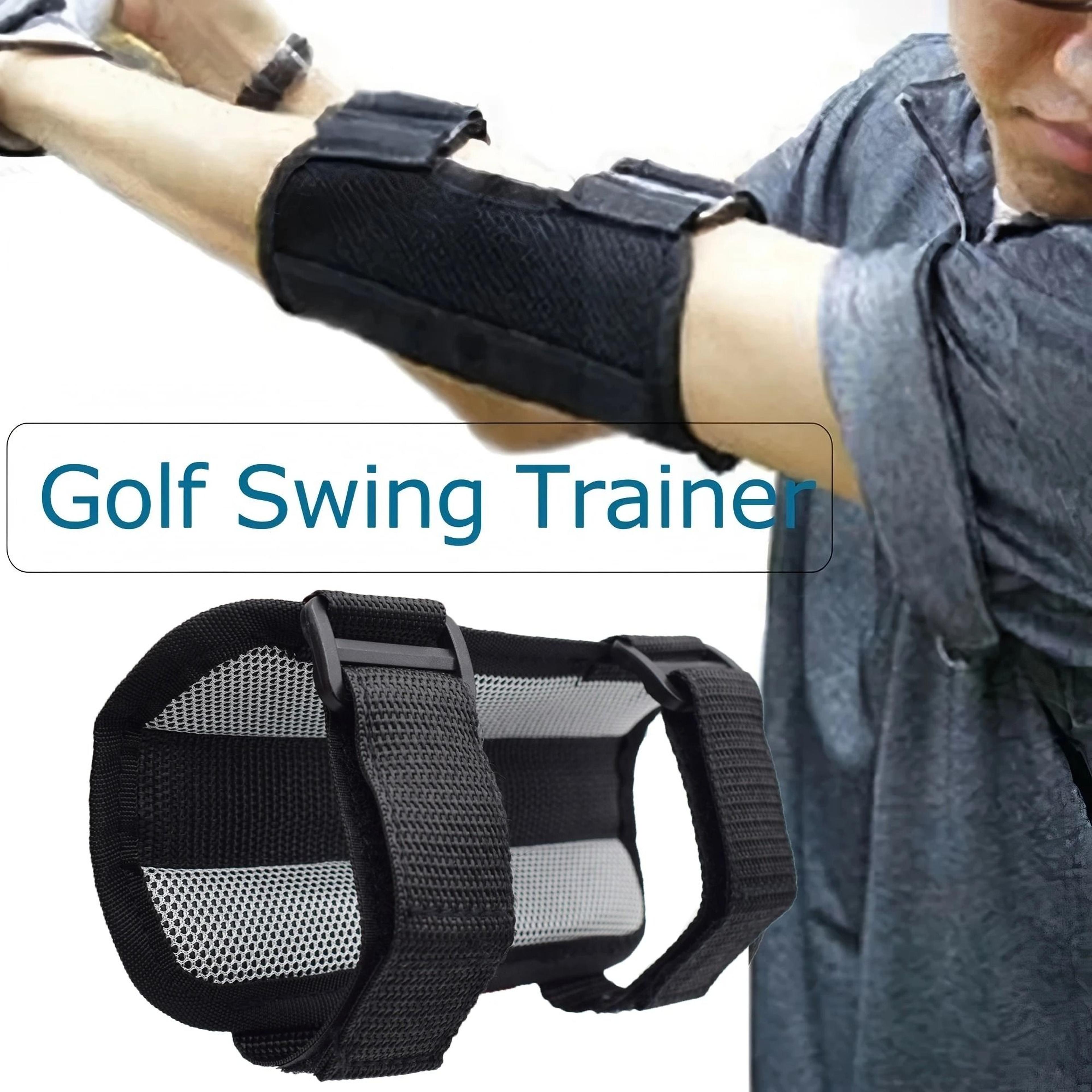 golf swing trainer elbow straight arm training aid