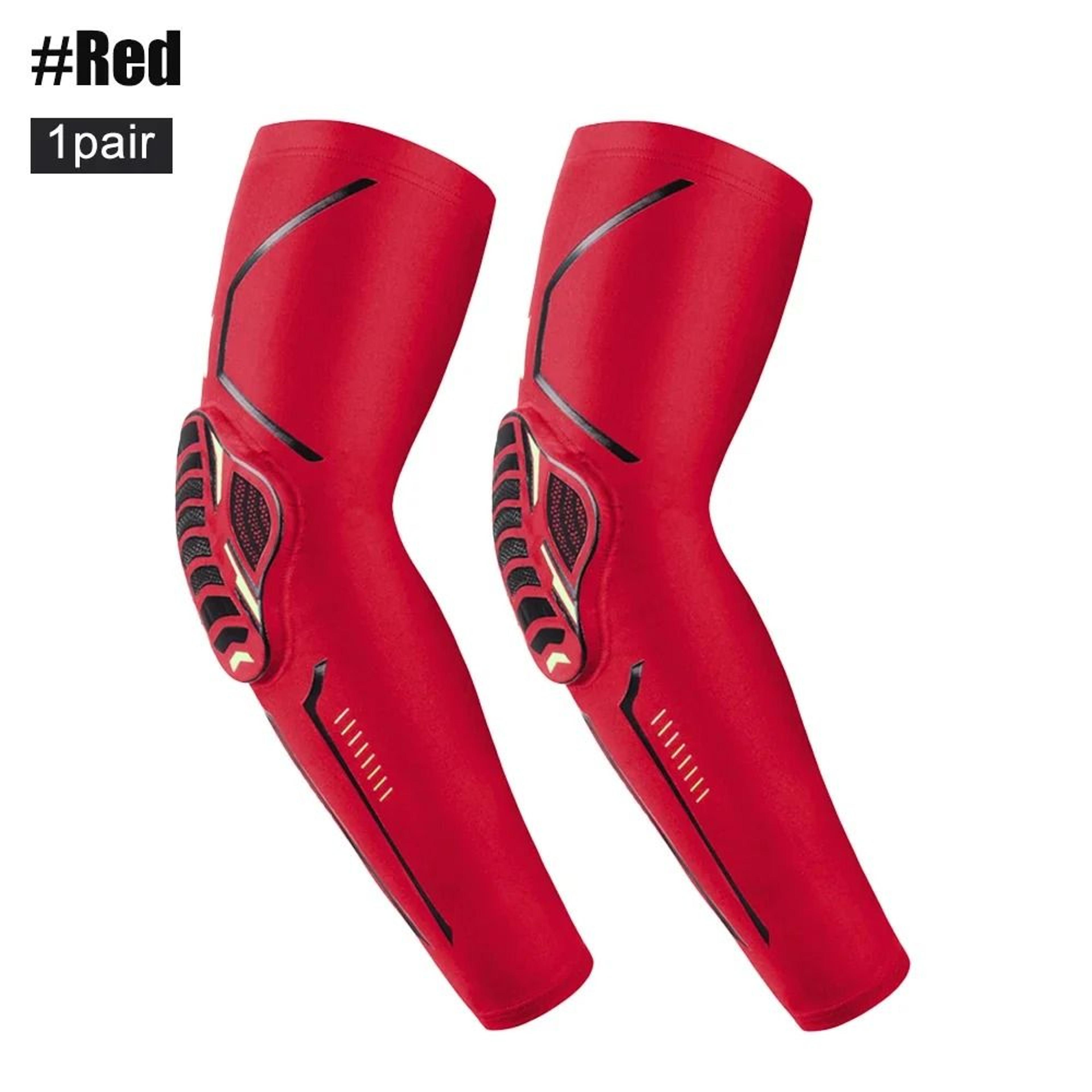 Sports Crash Proof Compression Elbow Pads 1 Pair 13