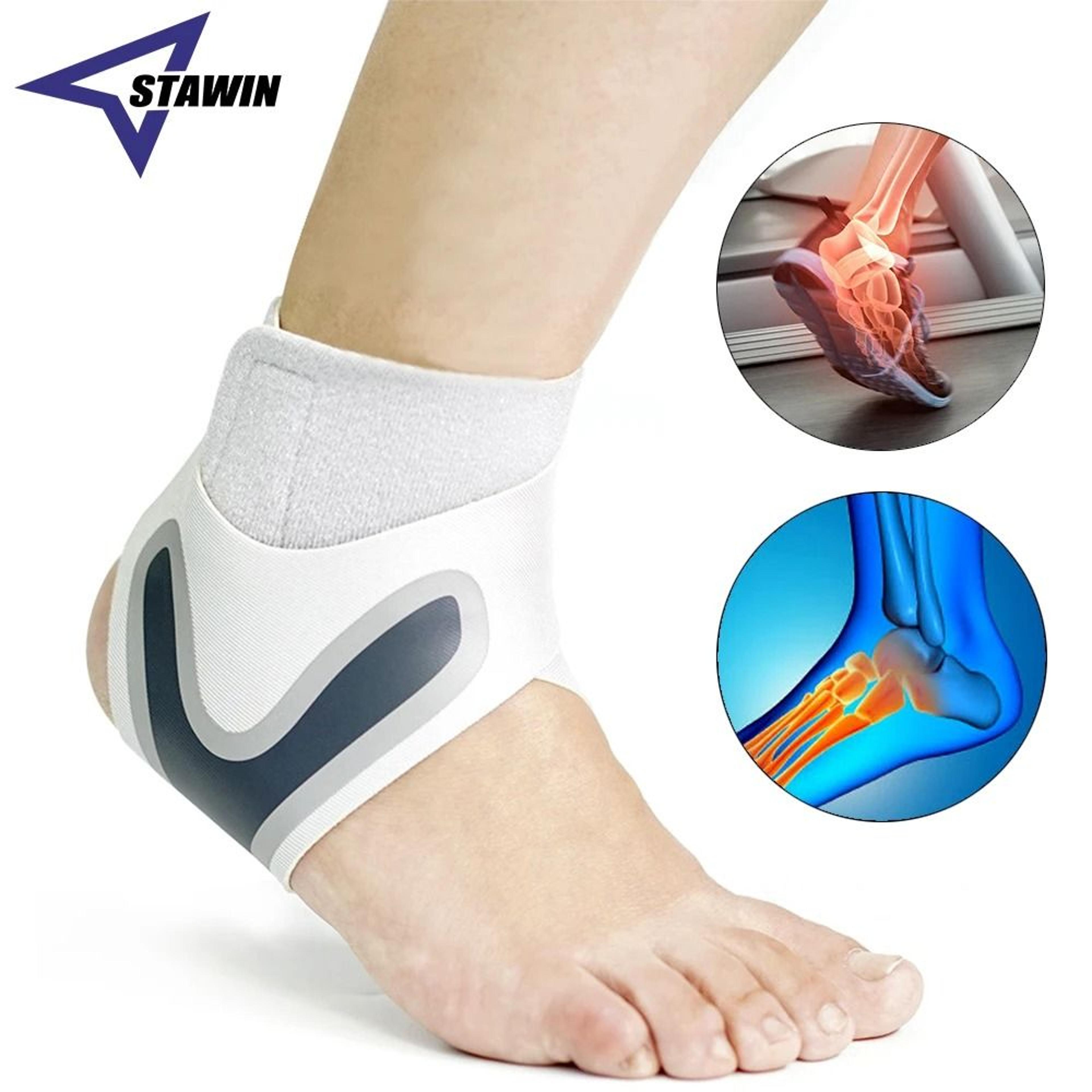 Sport Ankle Stabilizer Brace And Compression Support Strap For Injury Recovery 0