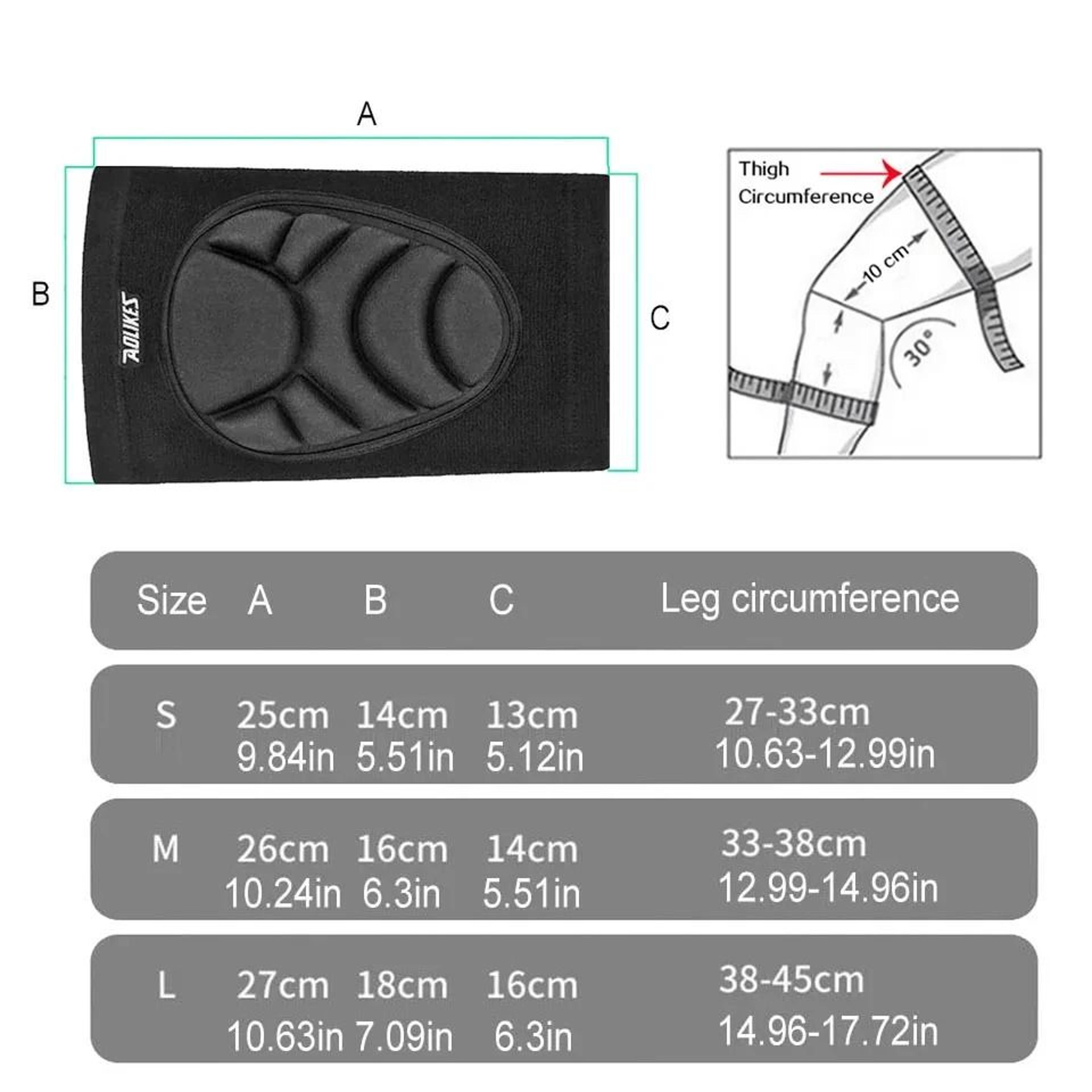 AOLIKES Thick Sponge Collision Avoidance Knee And Elbow Protective Pads 5