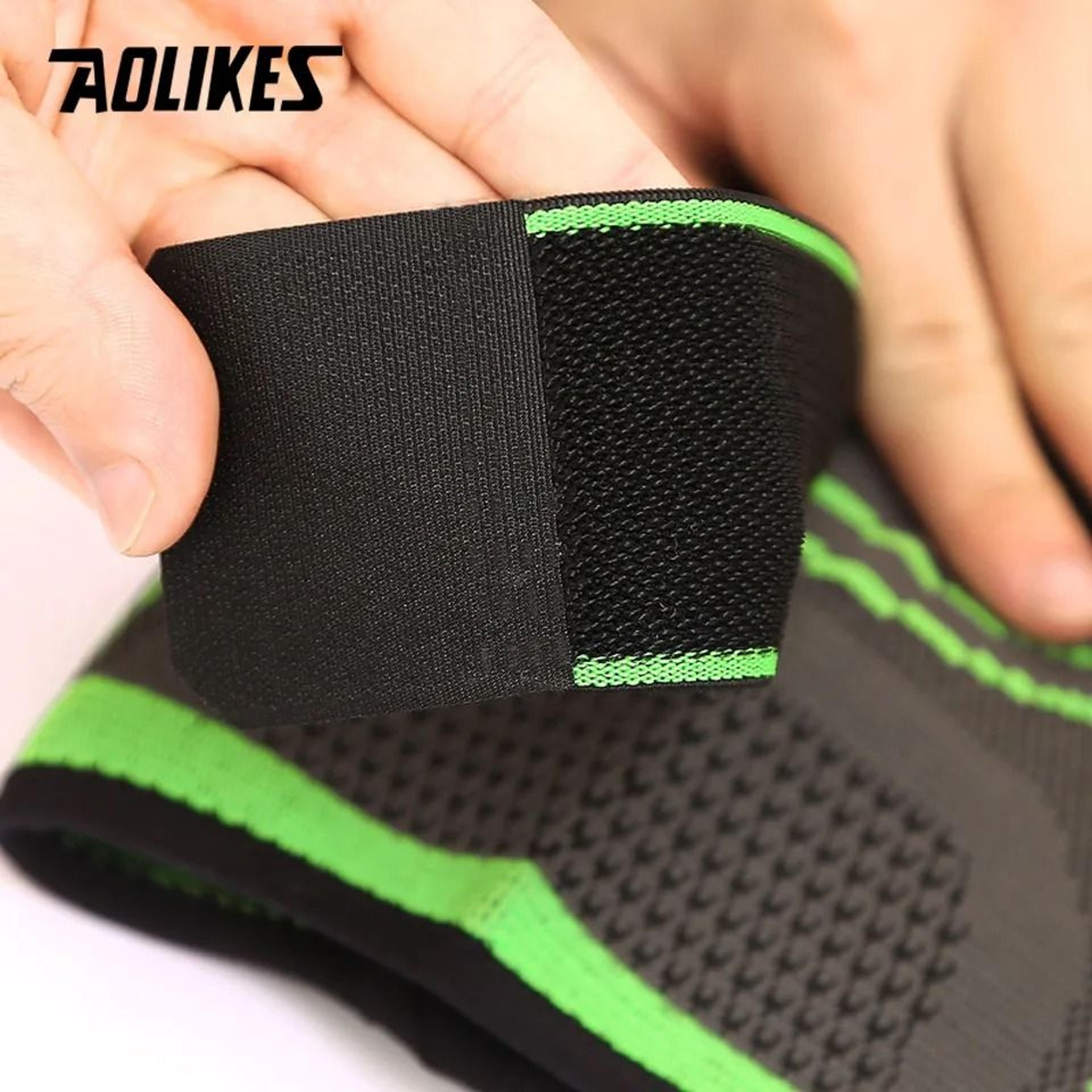 AOLIKES Breathable Elastic Knee Compression Sleeve Joint Support Brace 4