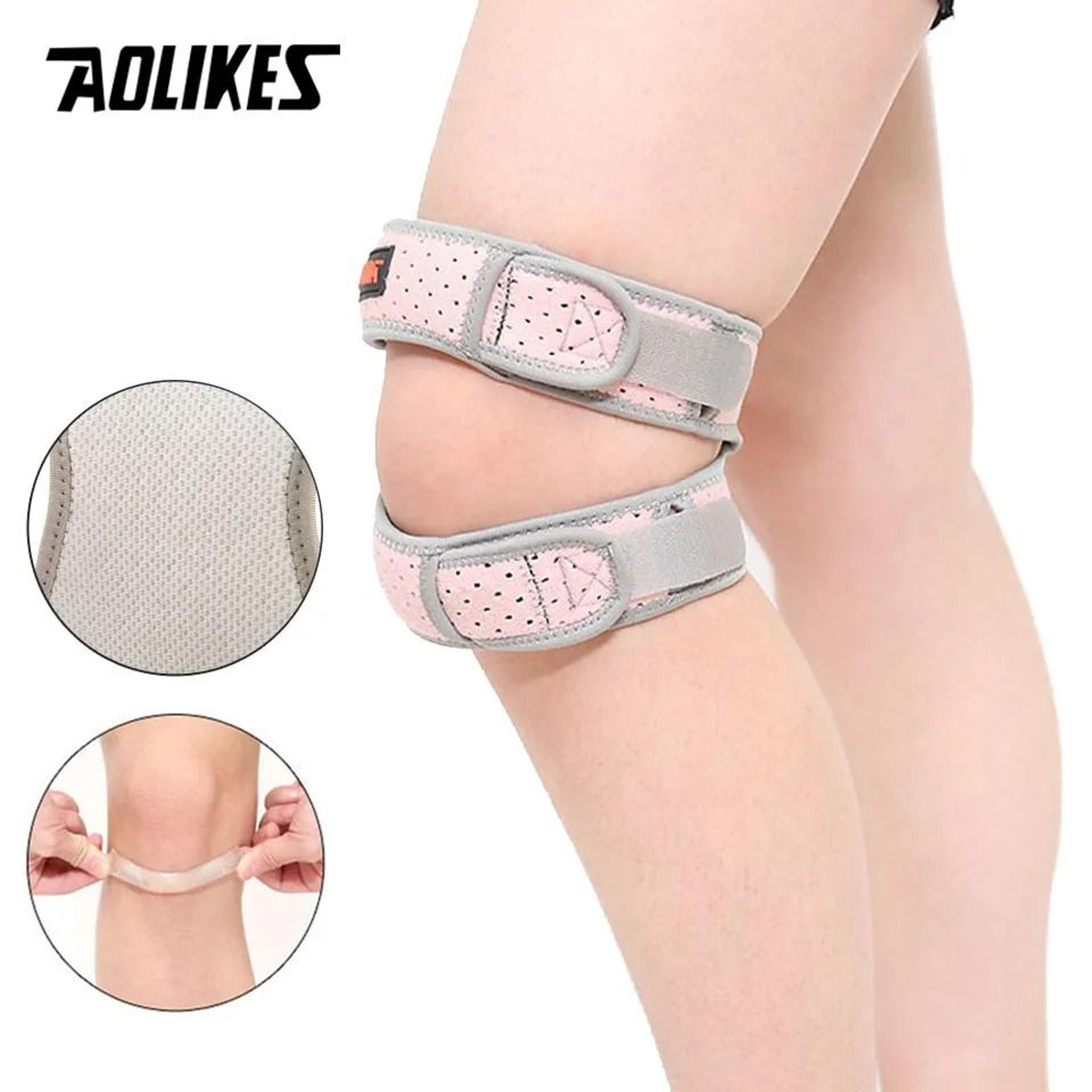 AOLIKES Adjustable Sport Compression Patella Band With Dual Compression Stabilizers 8