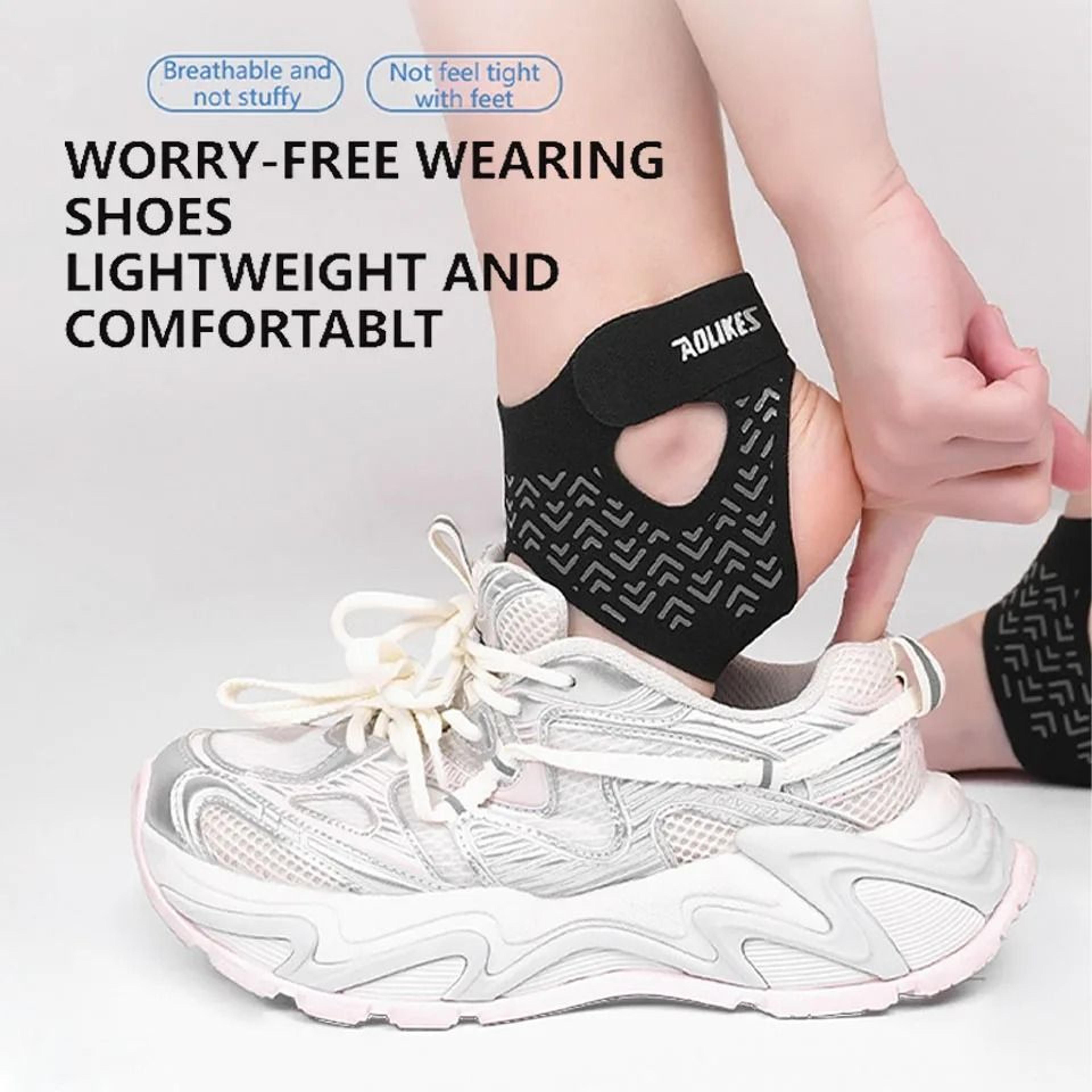 AOLIKES UltraThin BiDirectional Strap Ankle Compression Brace And Joint Fixation Stabilizer 1 PC 5