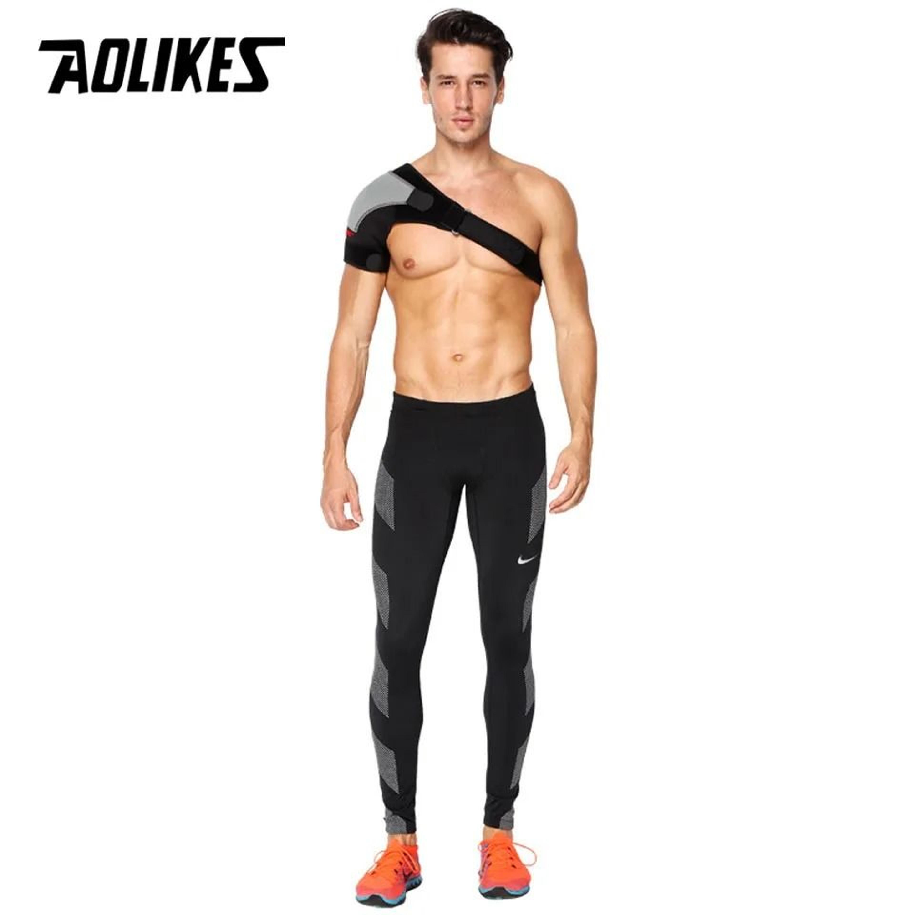 AOLIKES Adjustable Shoulder Support Stability Brace With Targeted Pressure Pad For Sports And Recov 5