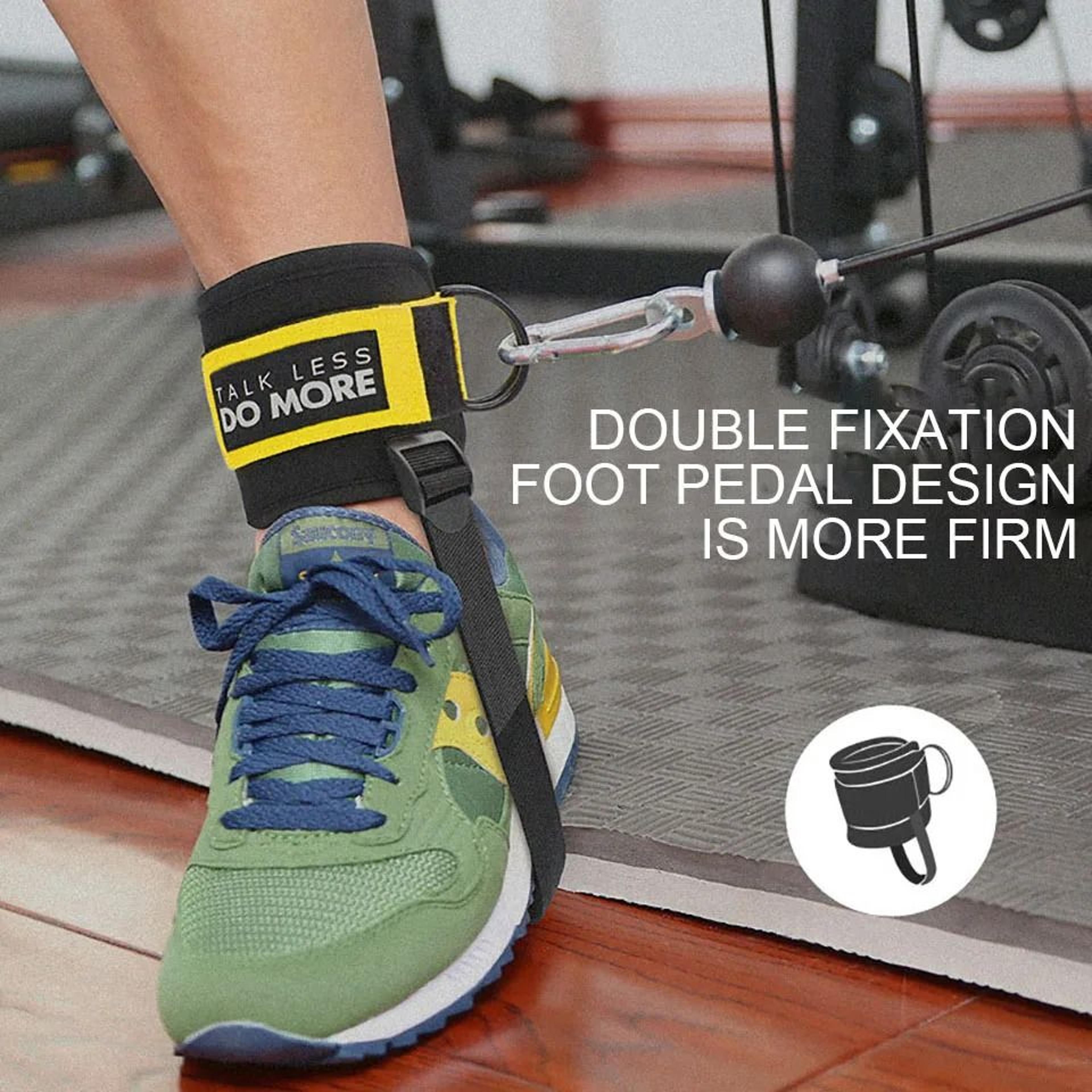 AOLIKES Adjustable Ankle Straps For Cable Machines Strength Training Gym Cuffs For Glute And Booty  5