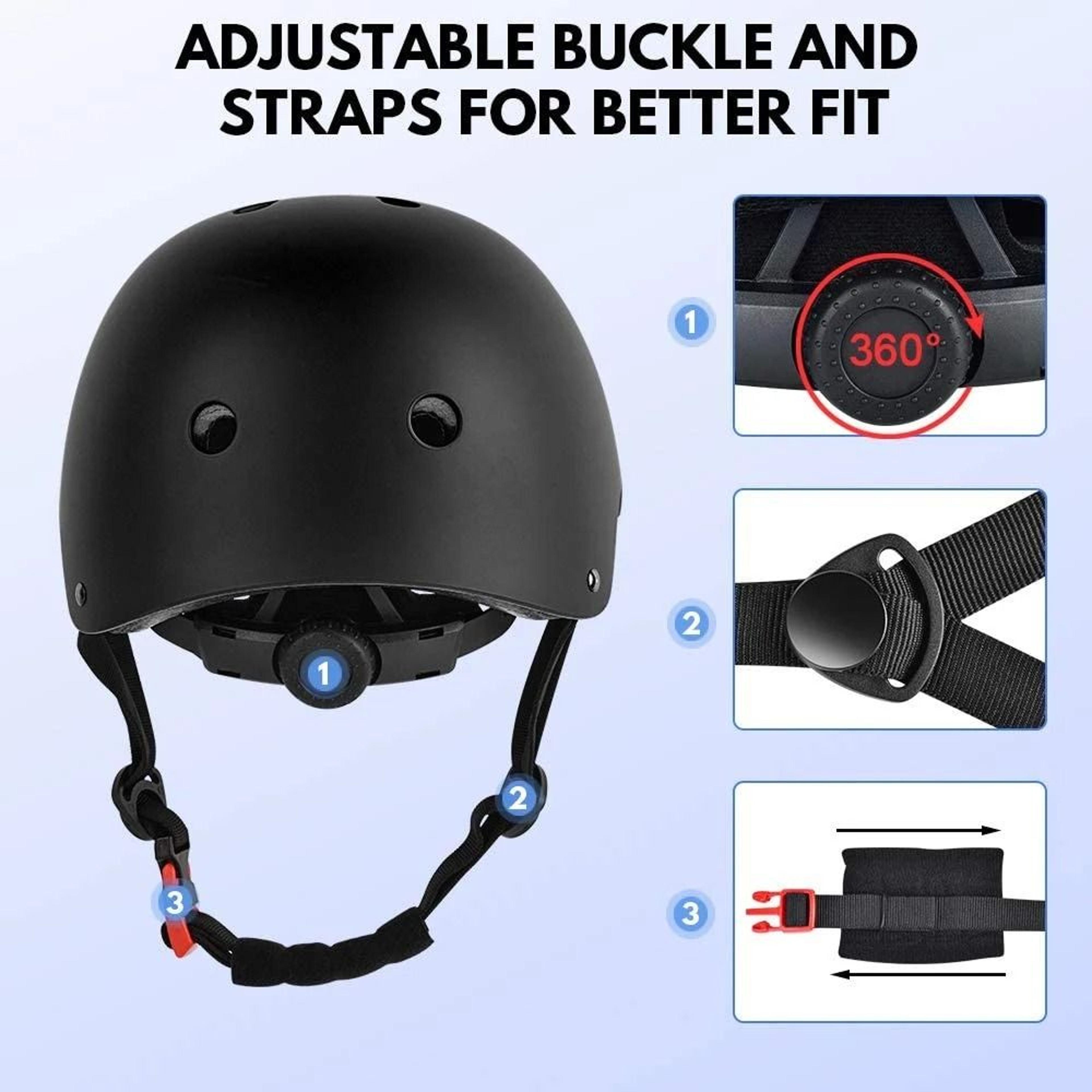RGGMQQ MultiSport Bike  Skateboard Helmet For All Ages 2