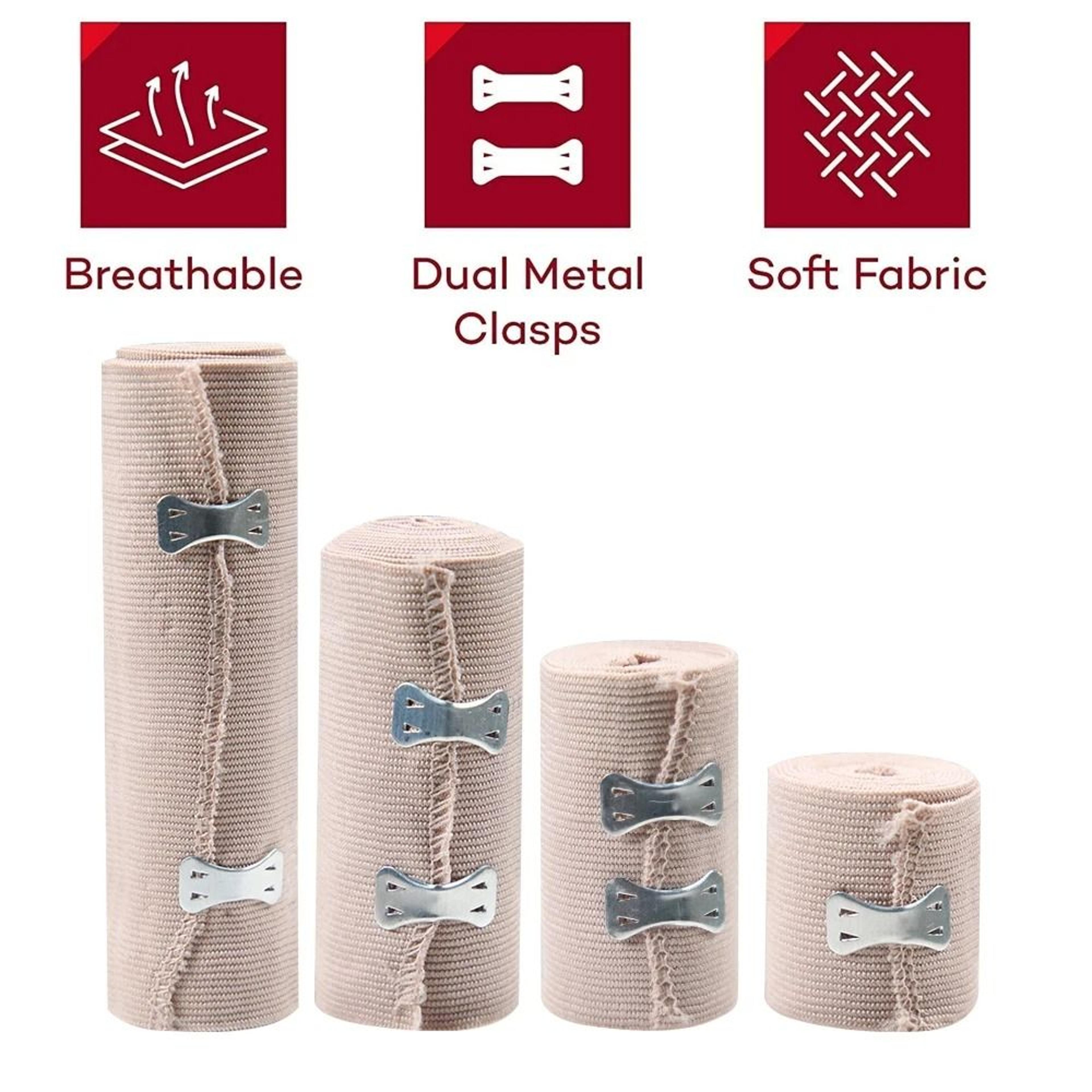 Premium Elastic Bandage Wrap  HighStretch Compression Support Roll 1