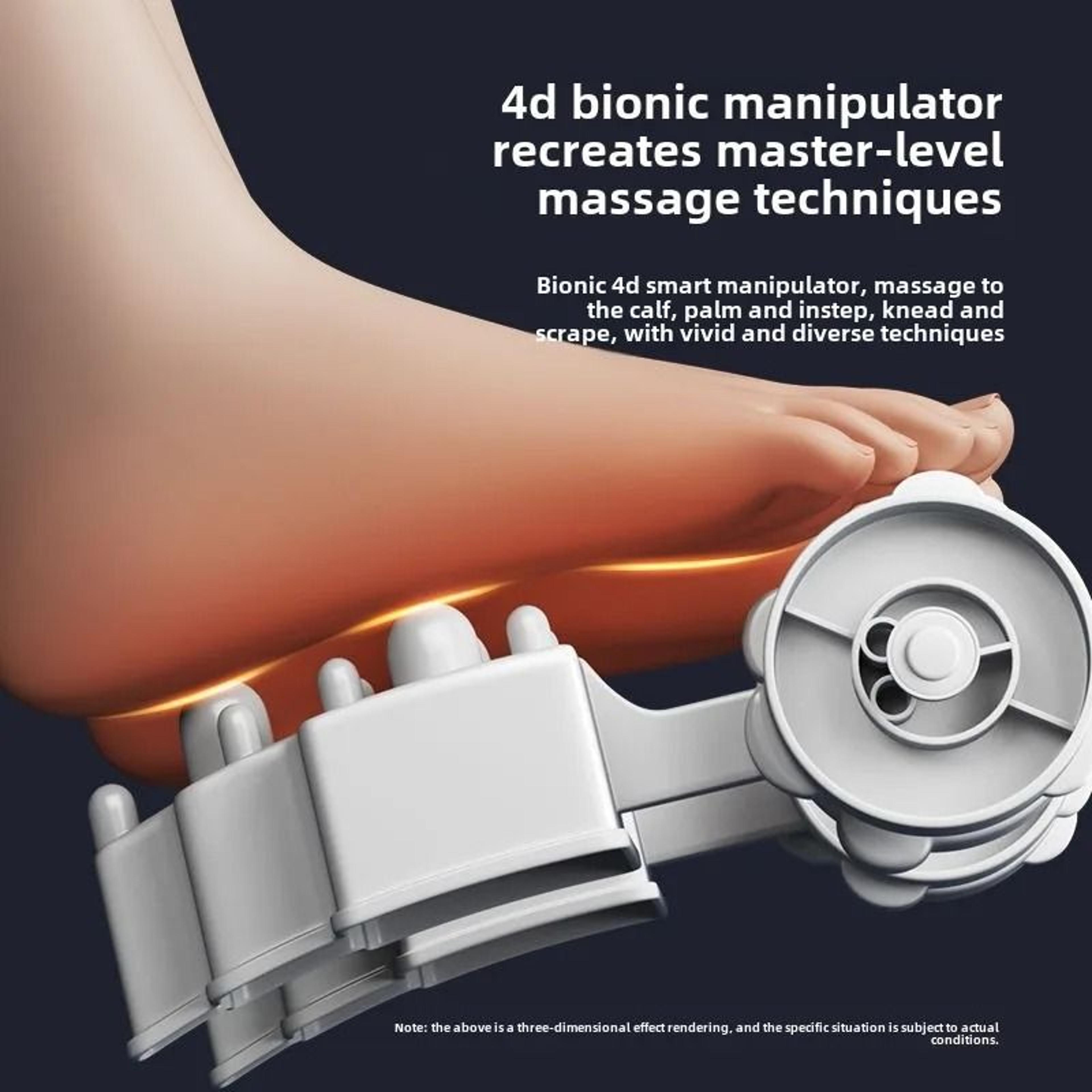 Professional Shiatsu Foot  Calf Massager With Deep Kneading  Compression 4