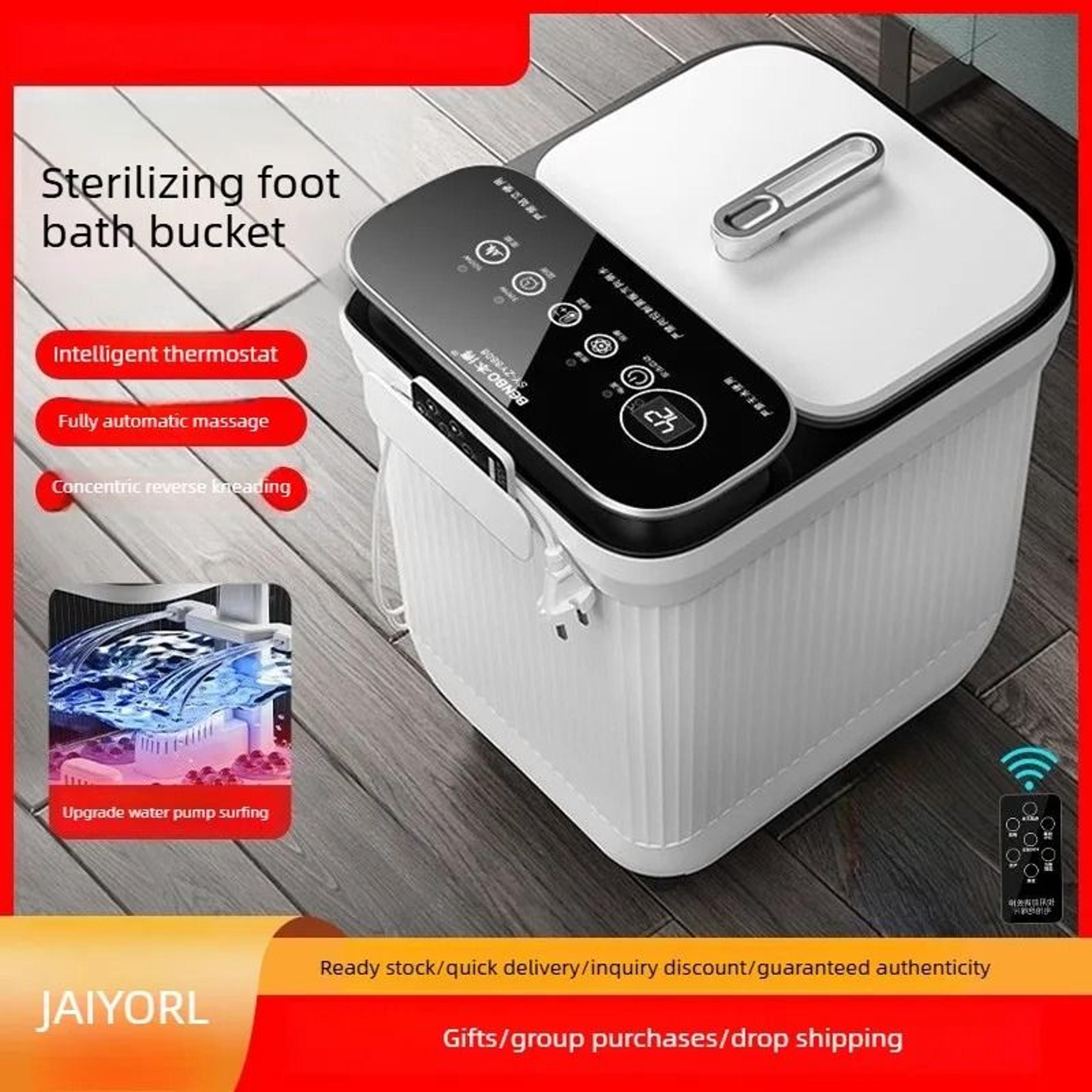 Automated Home Spa Electric Foot Bath Basin With Heat  Massage 1