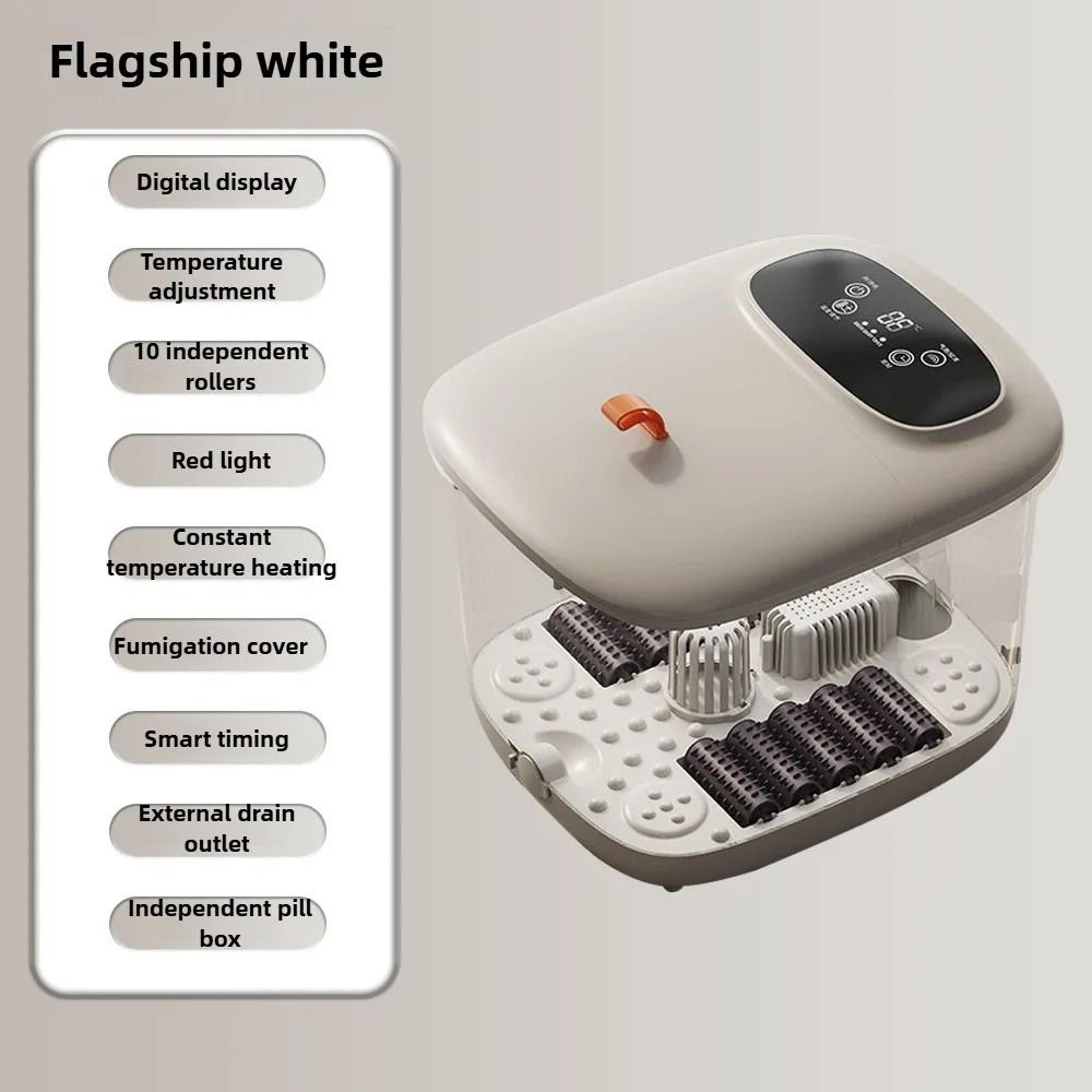 Automated Home Spa Electric Foot Bath Basin With Heat  Massage 7