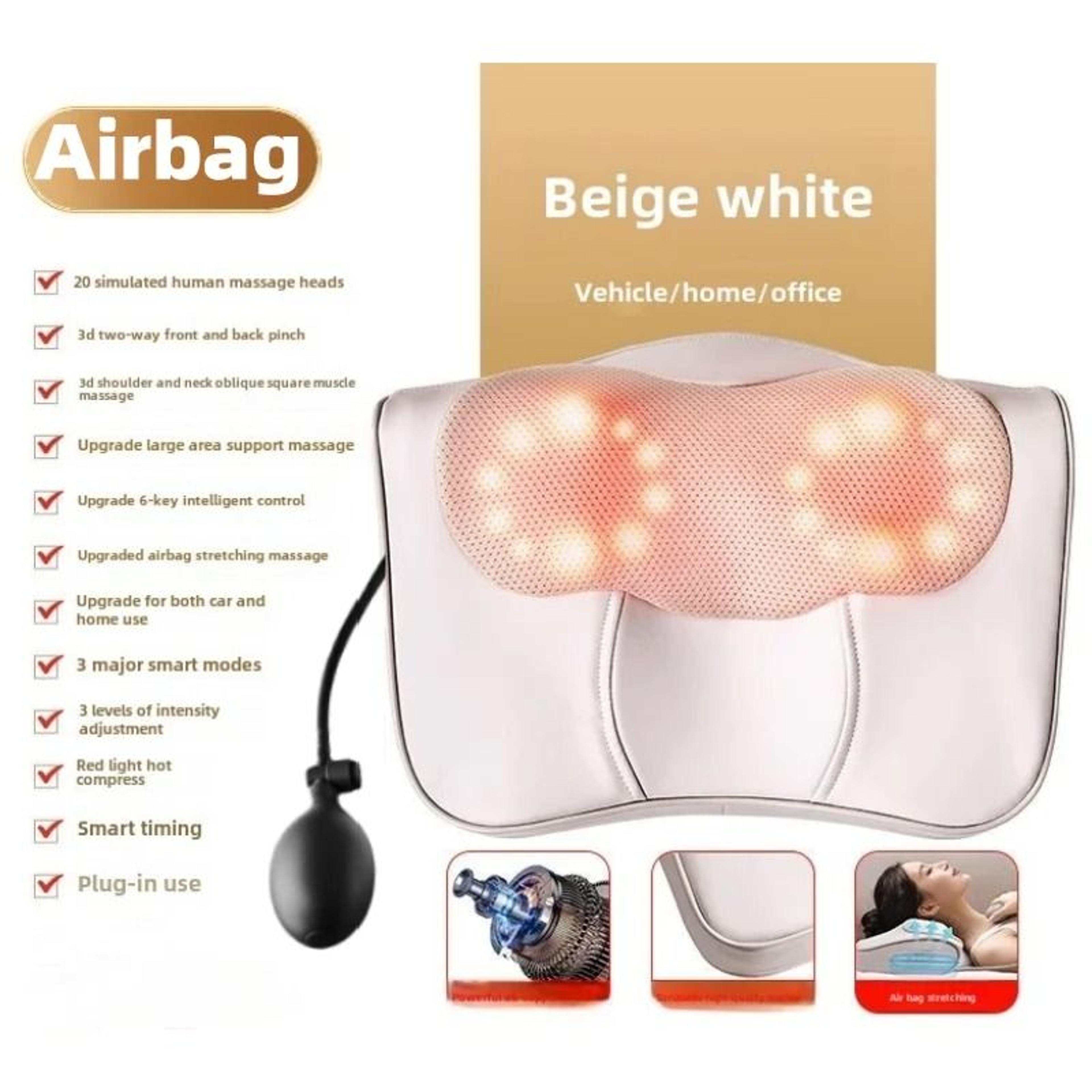 Multifunctional Shiatsu Neck Back And Waist Massage Pillow 10
