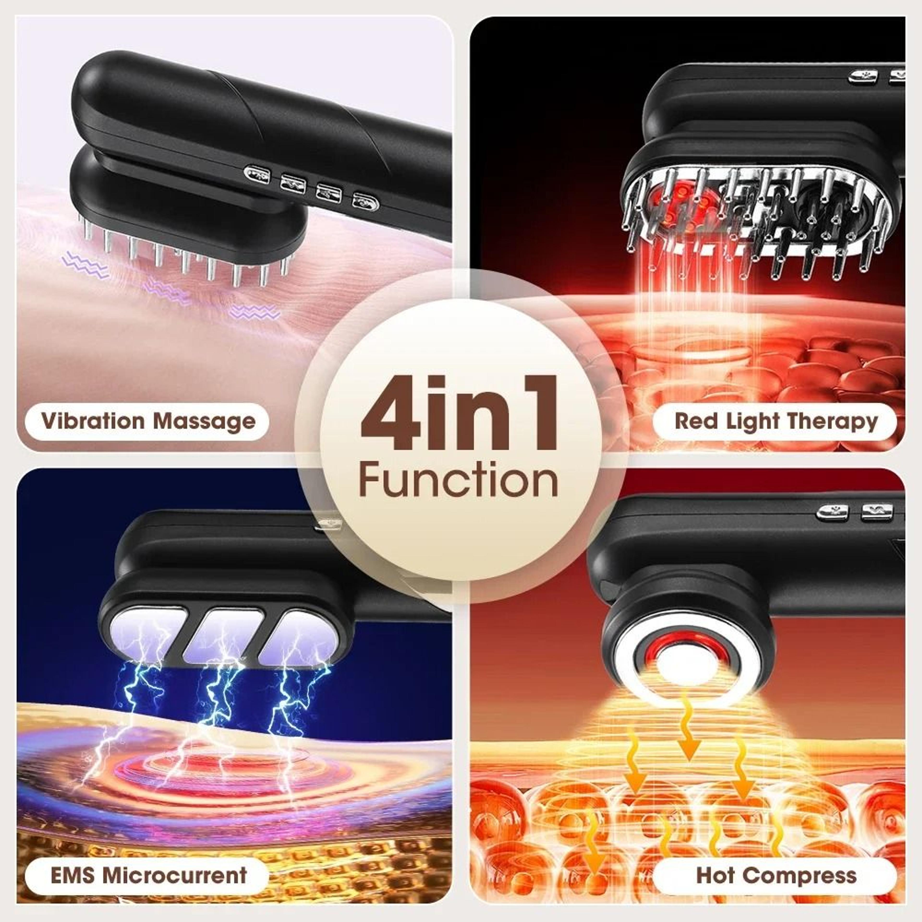 4in1 Electric Scalp  FullBody Massage Comb 1