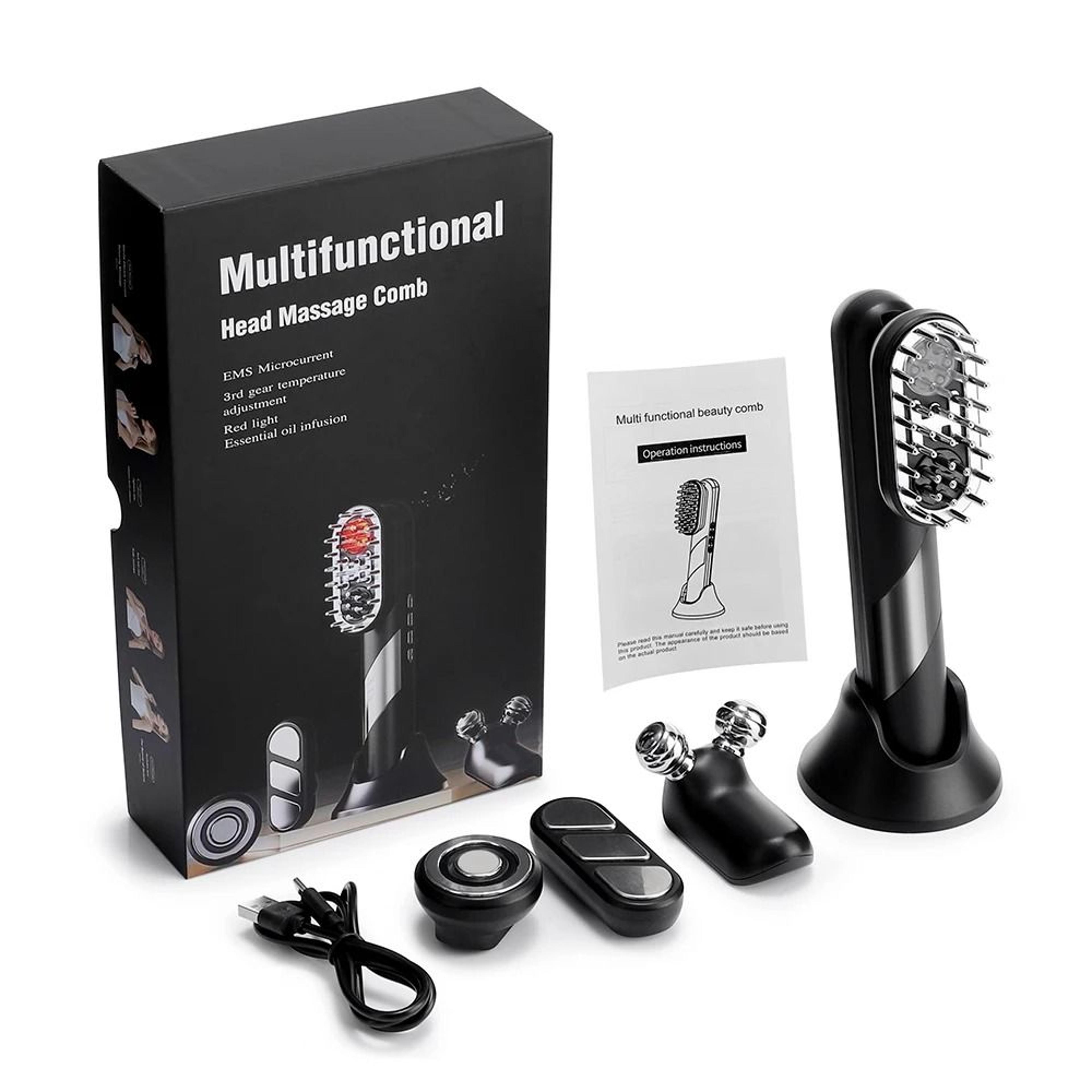 4in1 Electric Scalp  FullBody Massage Comb 6