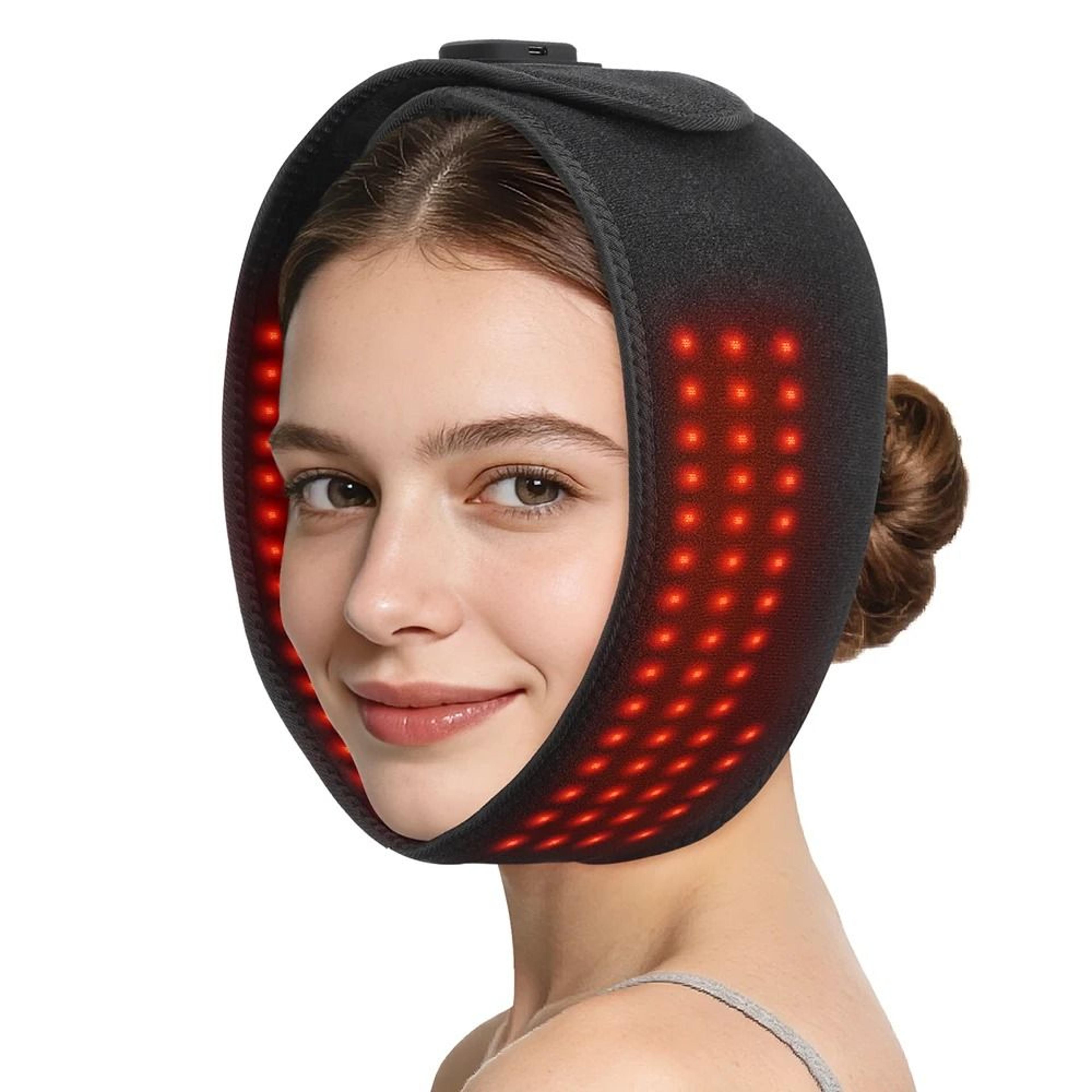 660nm LED Face Mask  LargePanel Therapymassa 6