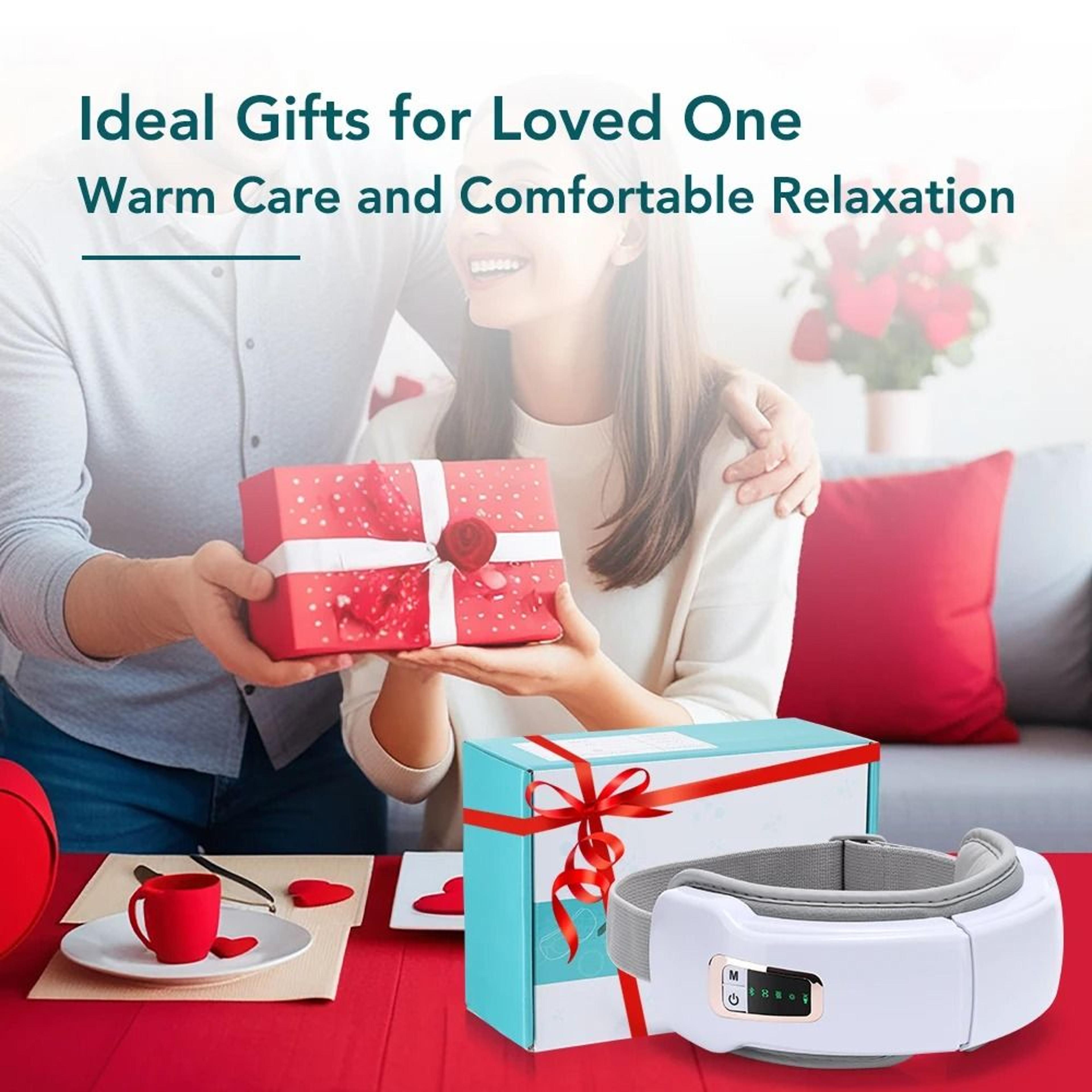Smart Electric Airbag Eye Massager With Heat  Bluetooth 5