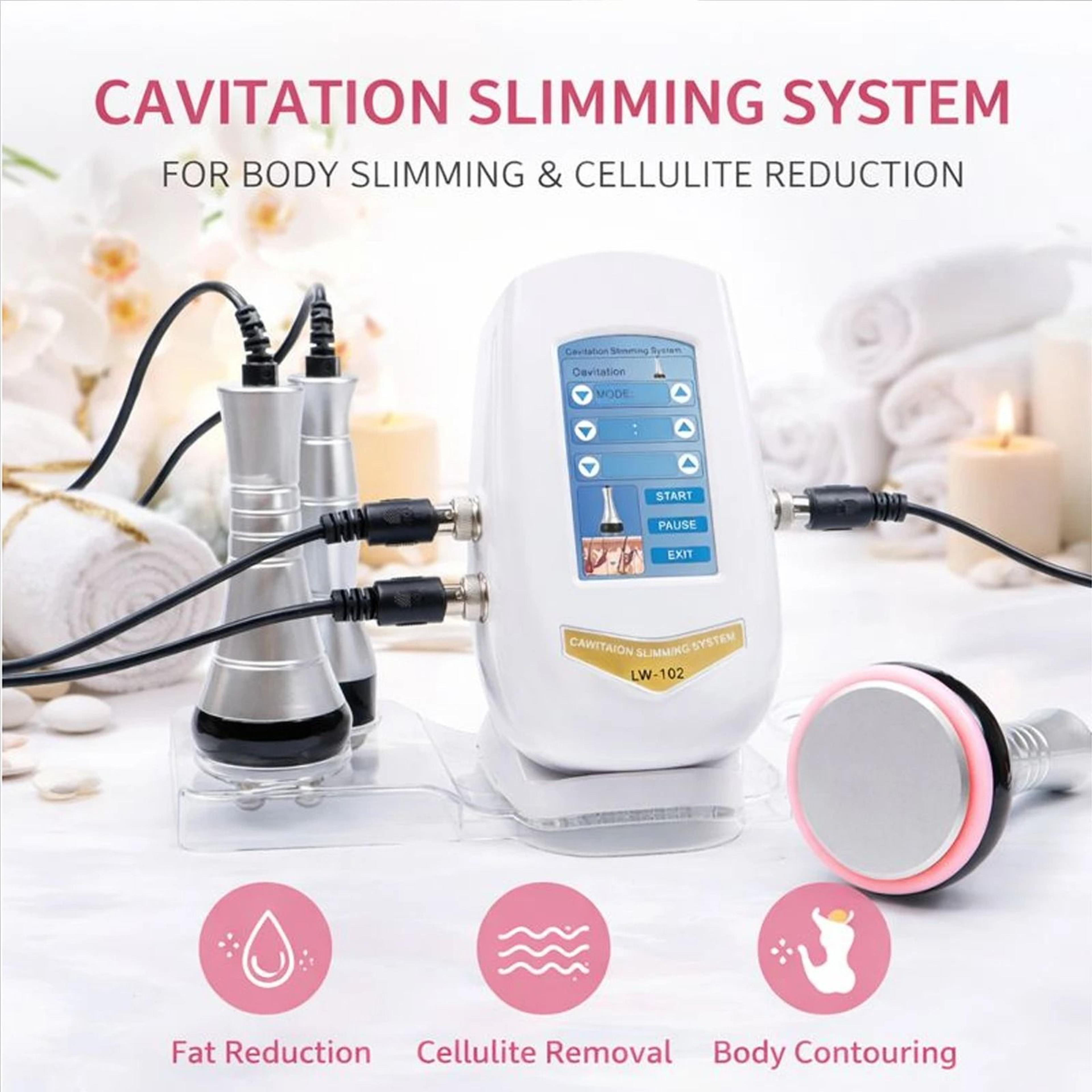 beemy ultrasonic cavitation & rf body slimming & facial beauty device