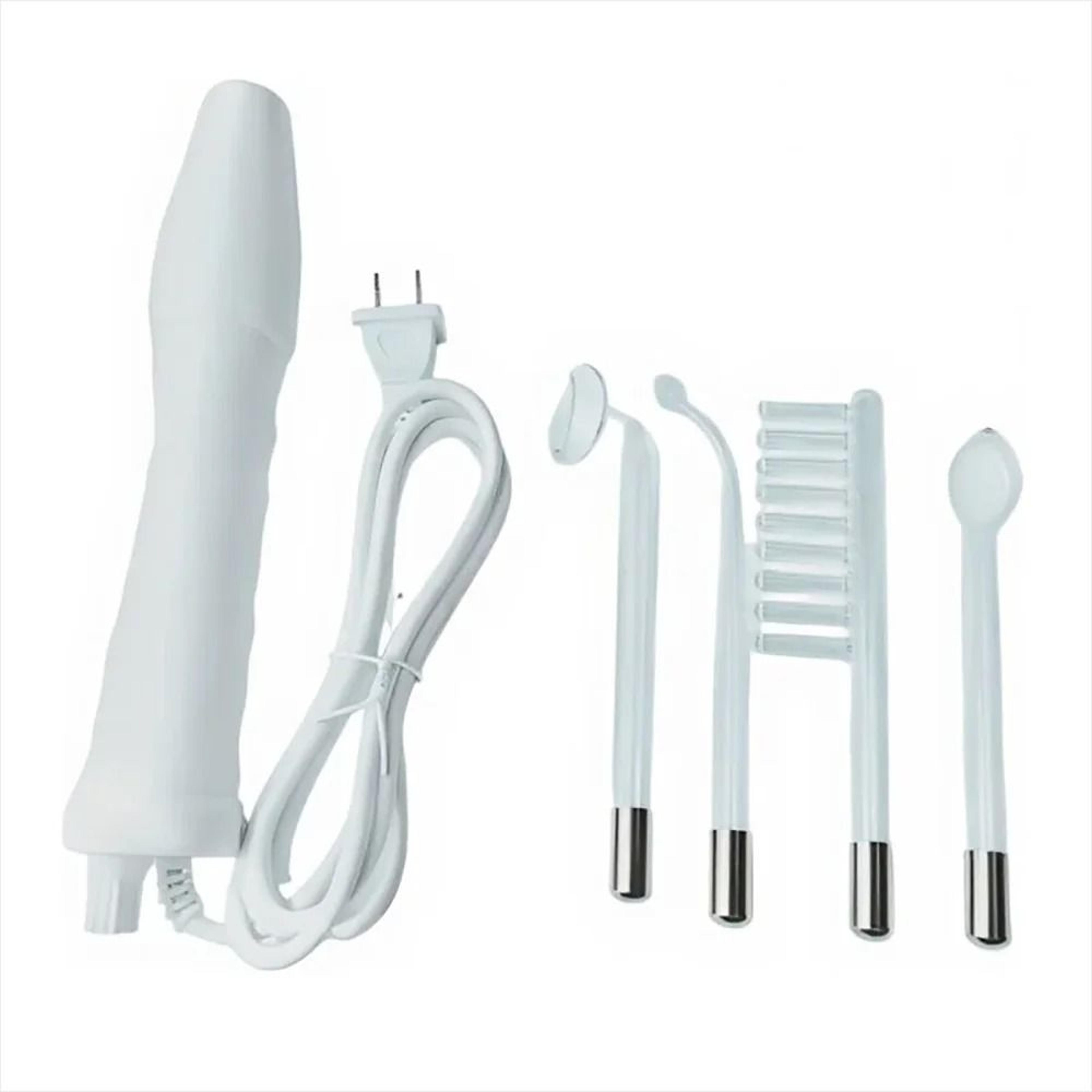 4-in-1 high frequency electrotherapy facial wand & skin care machine