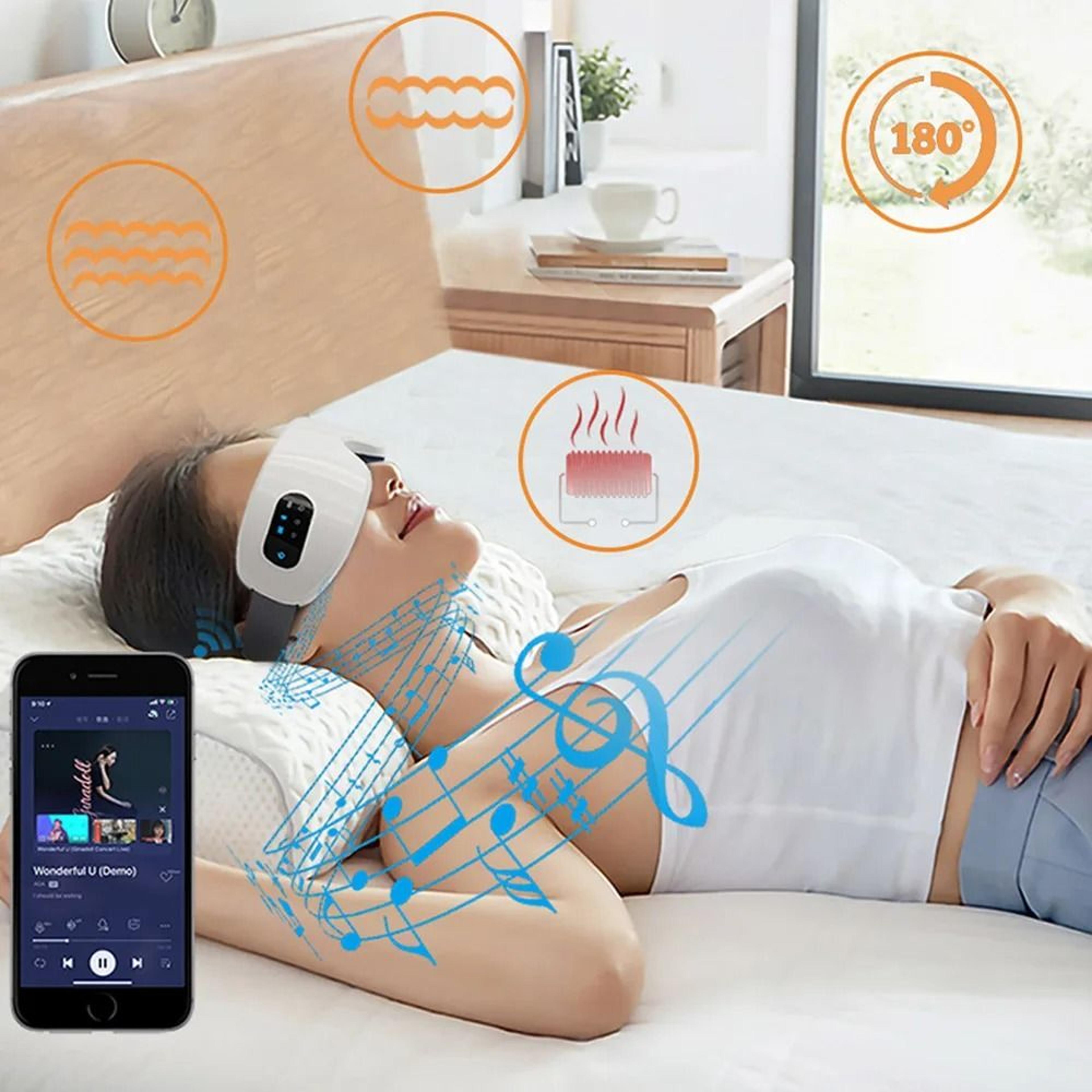 Smart Wireless Heated Eye Massager  Sleeping Mask 1