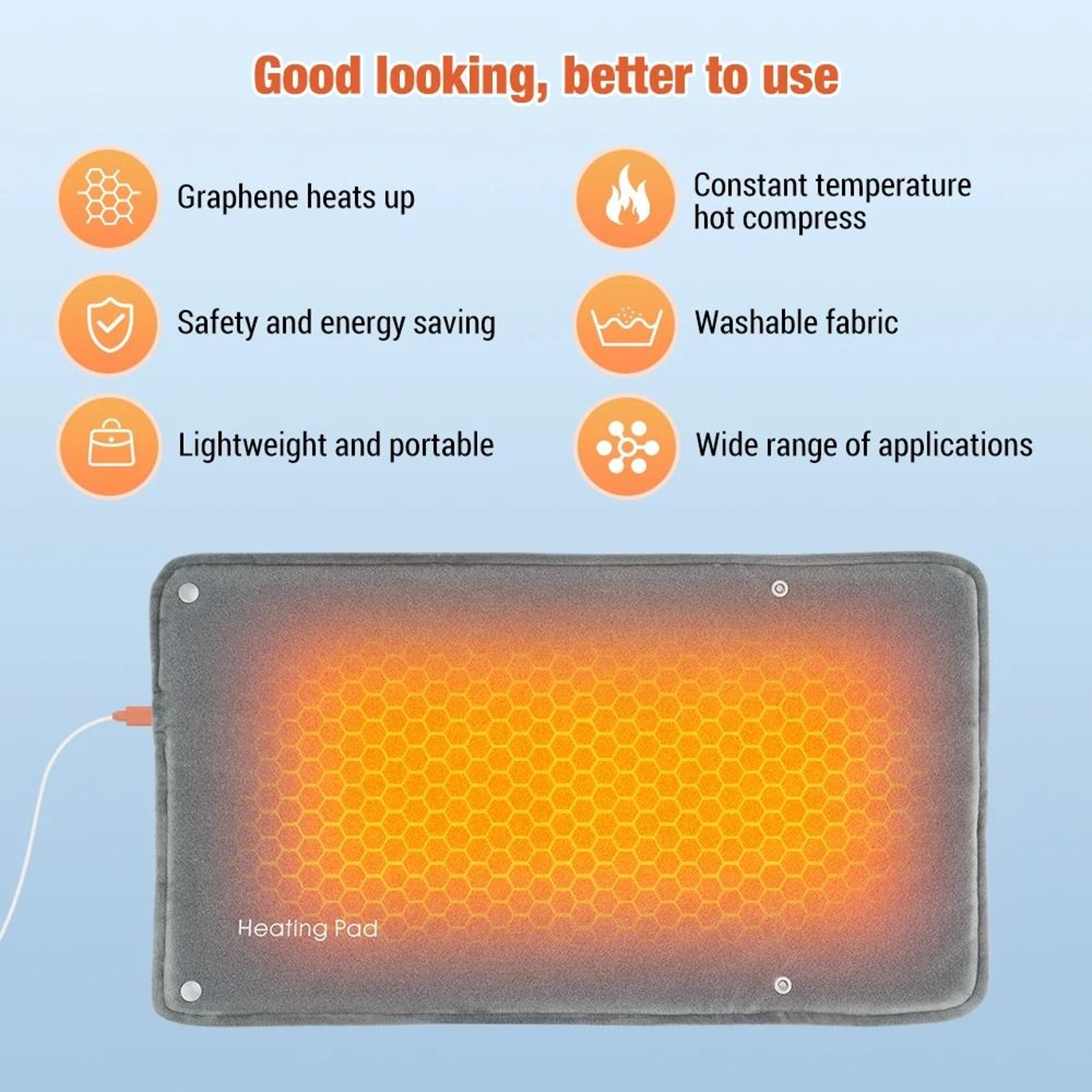 Household Electric USB Charging Heating Pad  Warming Mat 1