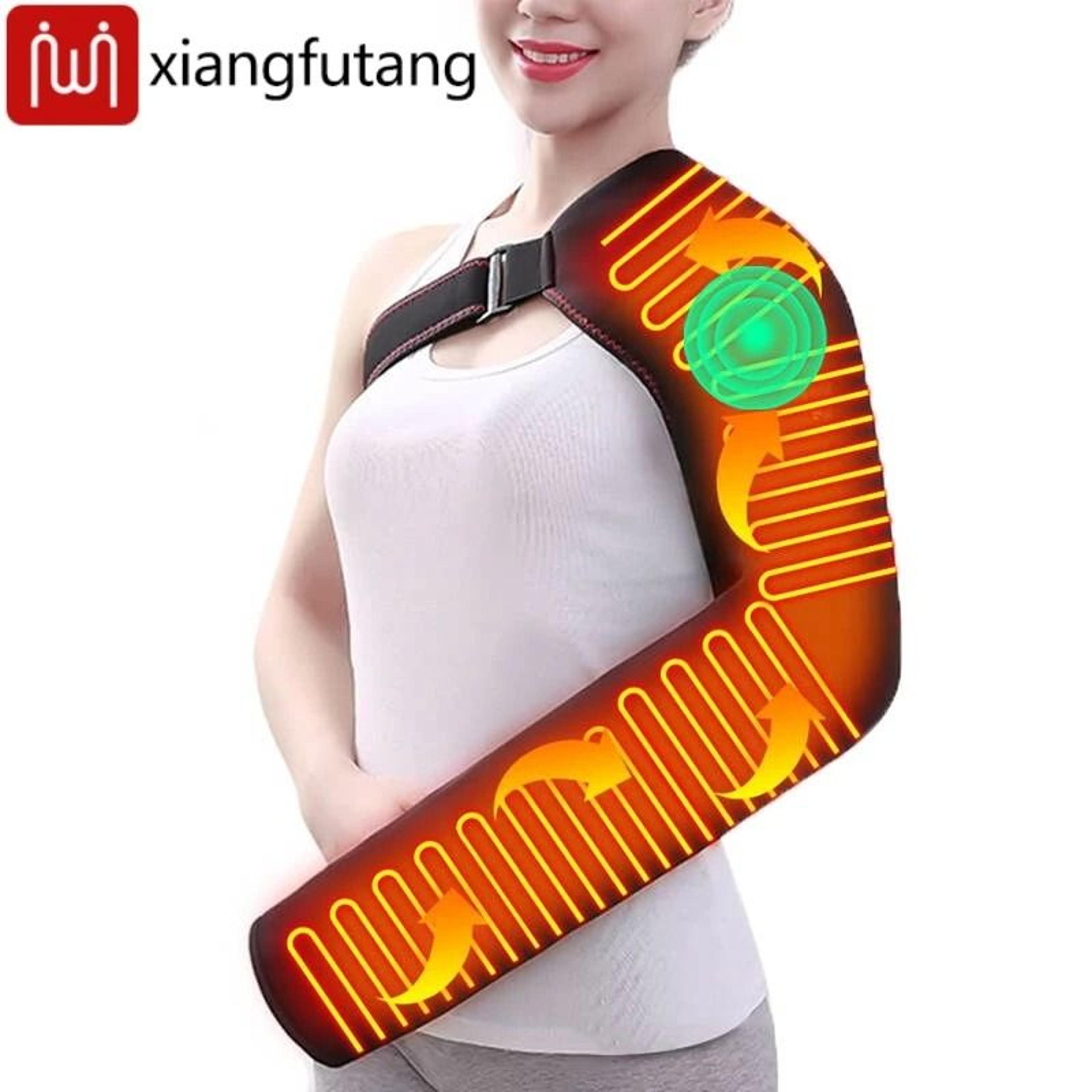 Electric Heated Long Arm  Elbow Support Massage Wrap 0