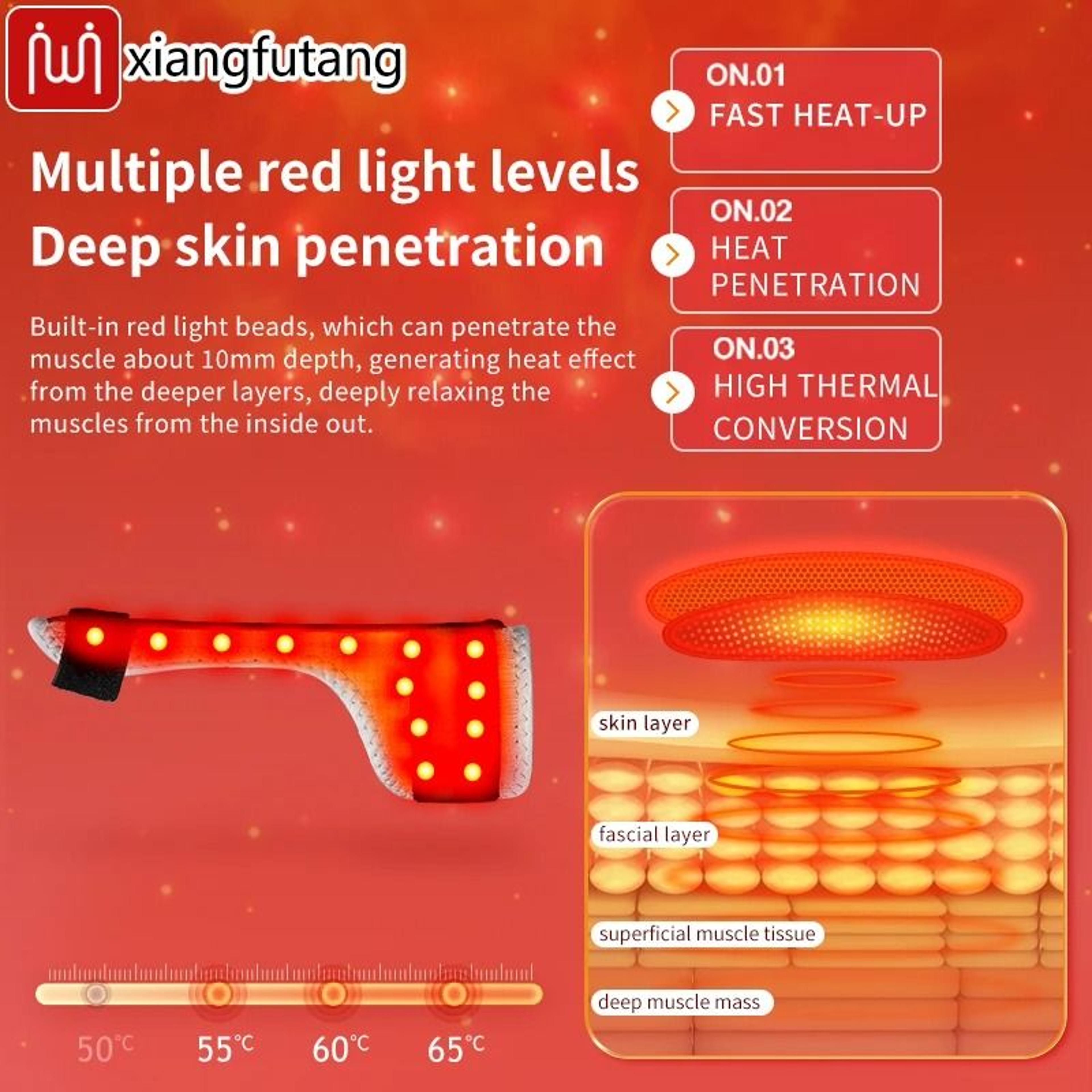 Red Light Heated Finger  Wrist Support Brace 4