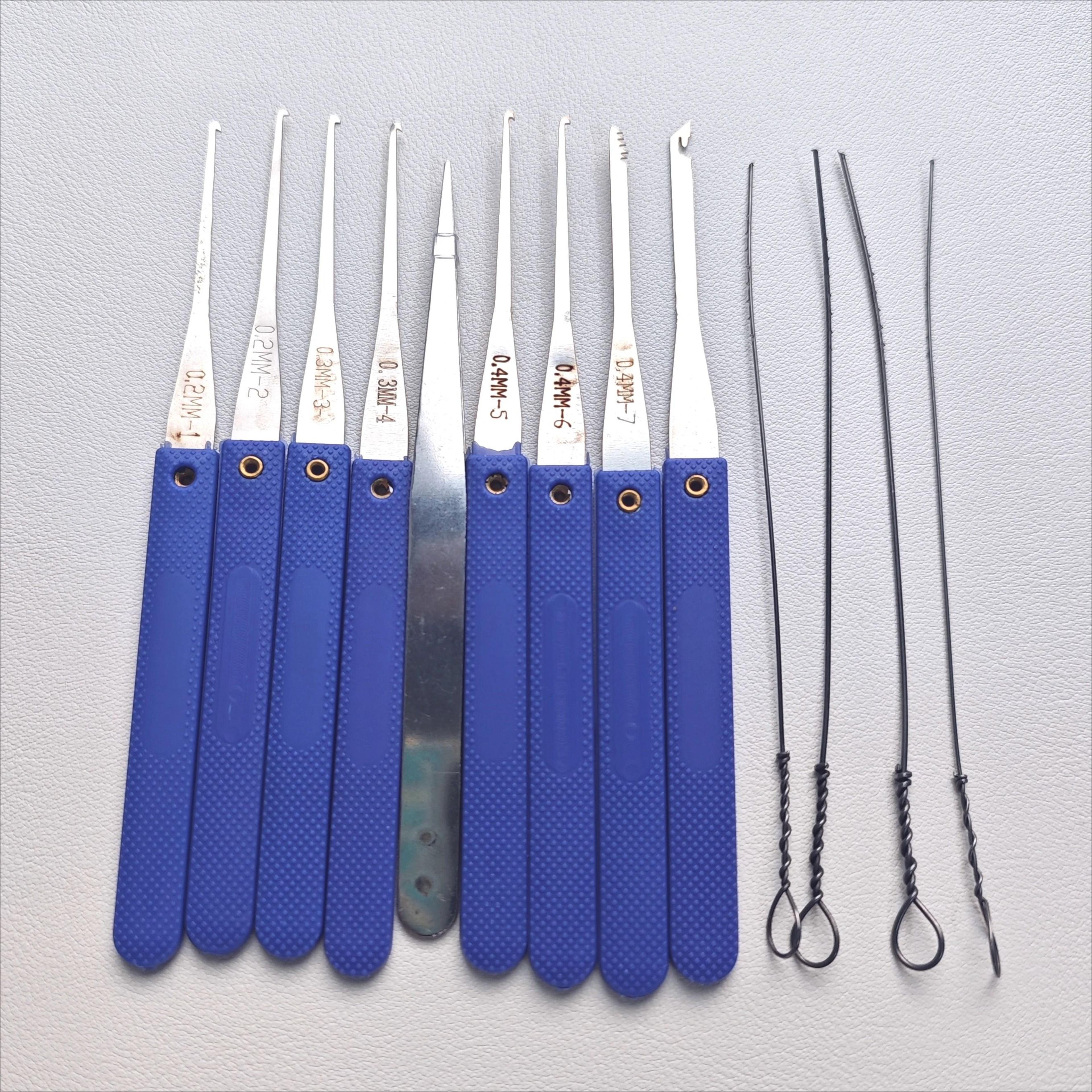 New 18in1 Locksmith Extractor Tools Kit Broken Key Removal Set 6