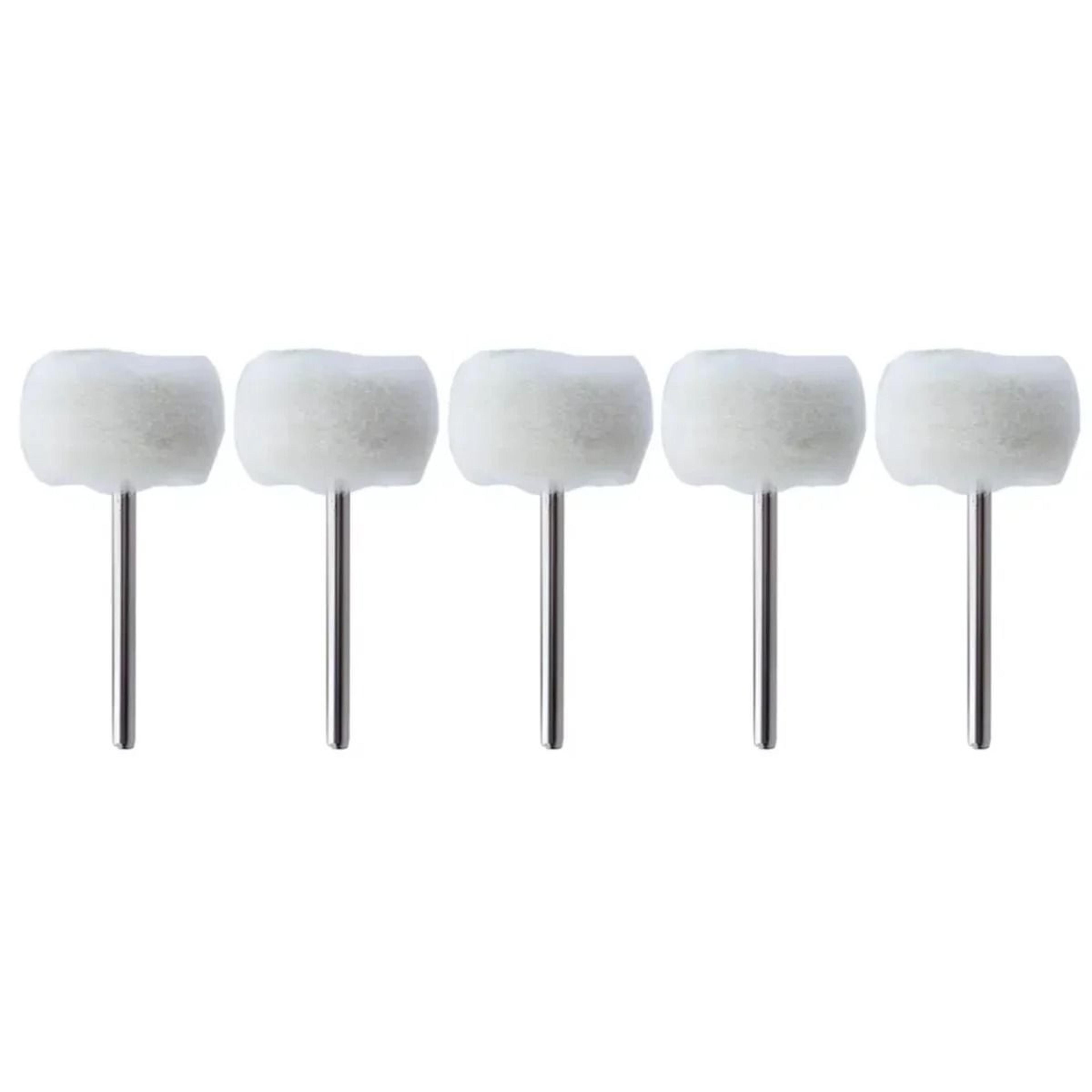 550Pcs Mini Wool Polishing Head 3mm Shank Buffing Wheel Rotary Tool 1