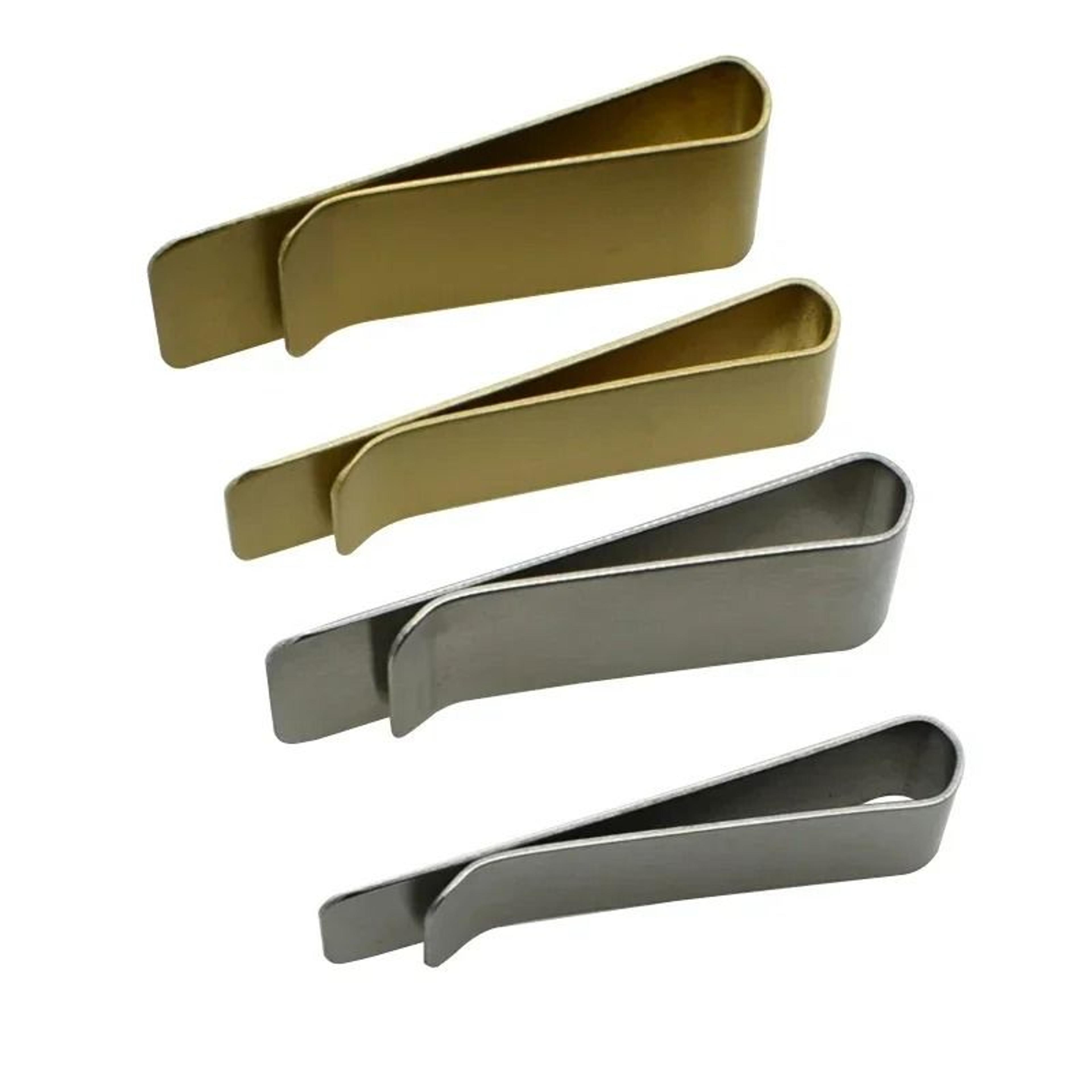 1Pc Metal Paper Clip  Bookmark In Stainless Steel And Brass Material 3