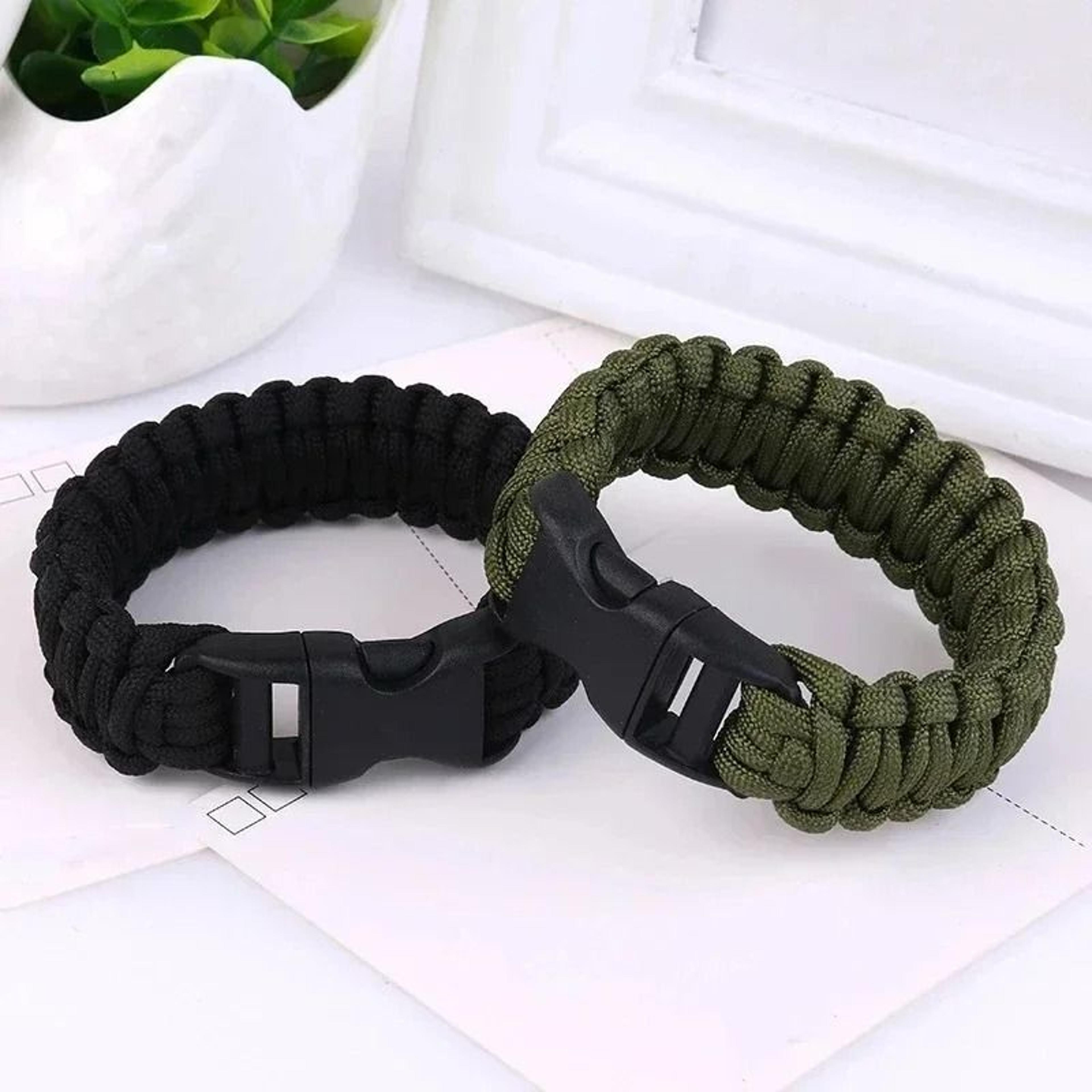 seven core paracord outdoor survival emergency survival bracelet & edc gear