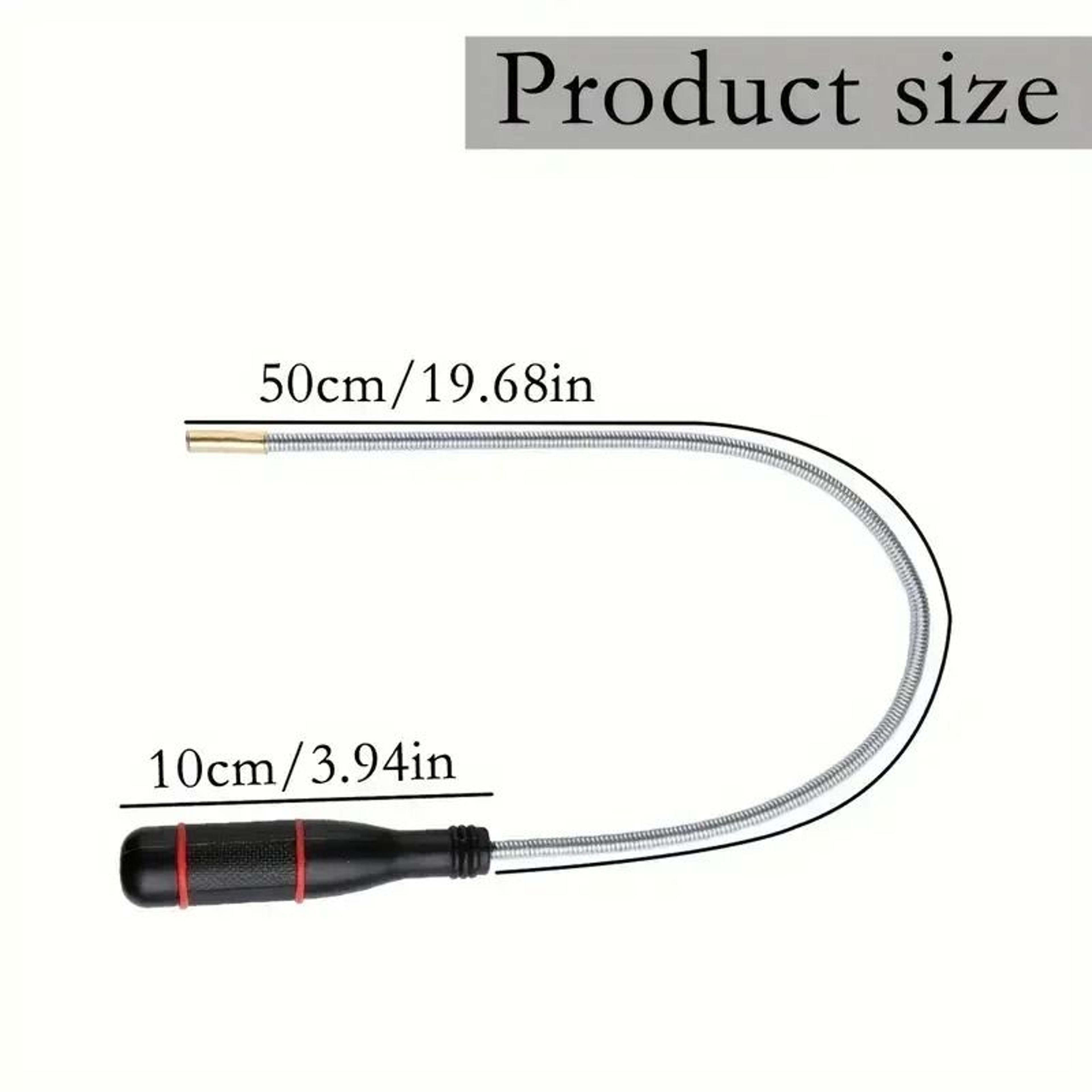Flexible Magnetic Pickup Tool  Bendable Snake Suction Bar For Dropped Objects  Drains 5
