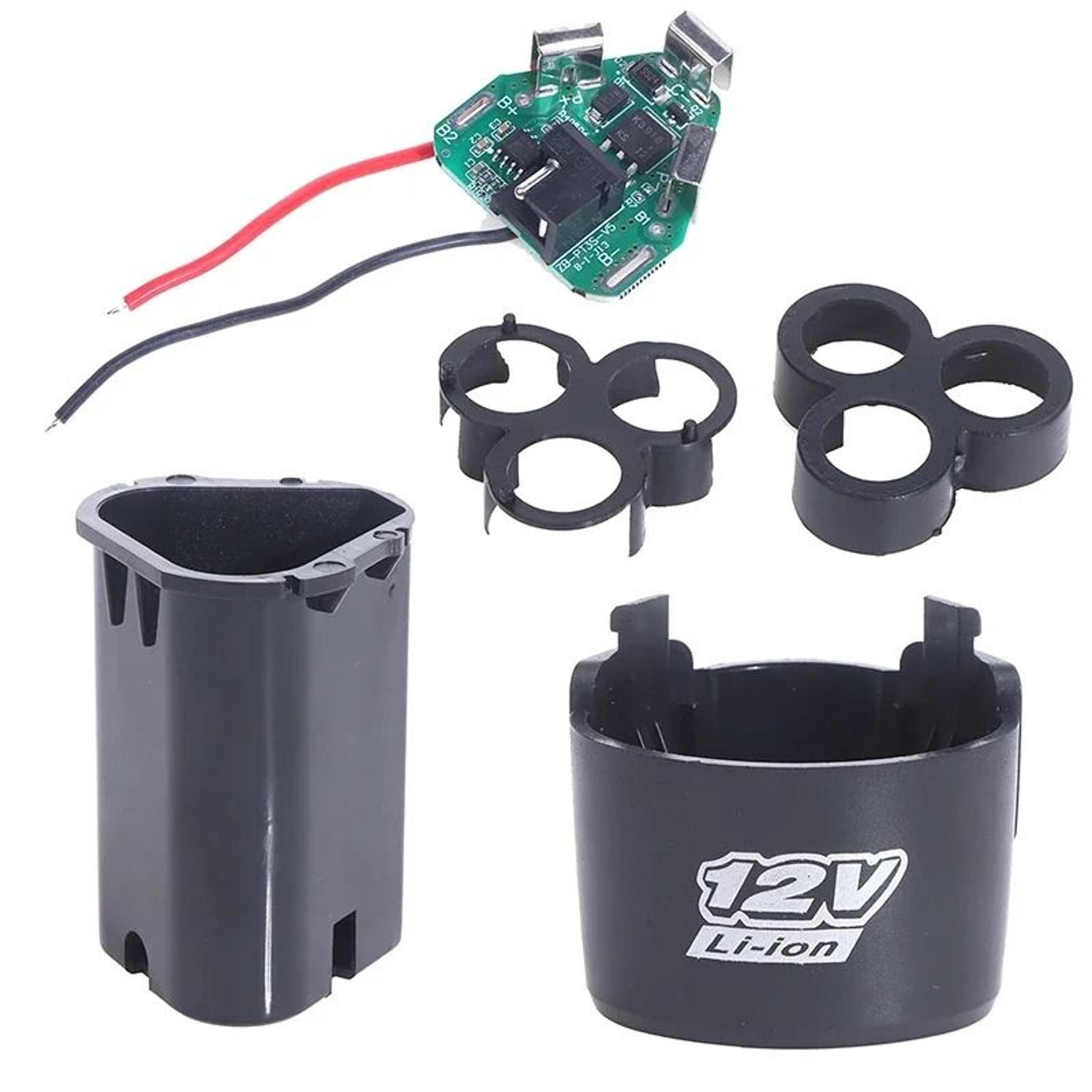 1Set 18650 Lithium Battery Box Circuit Pack Shell  3S 12V Protection Board For Power Tools 2