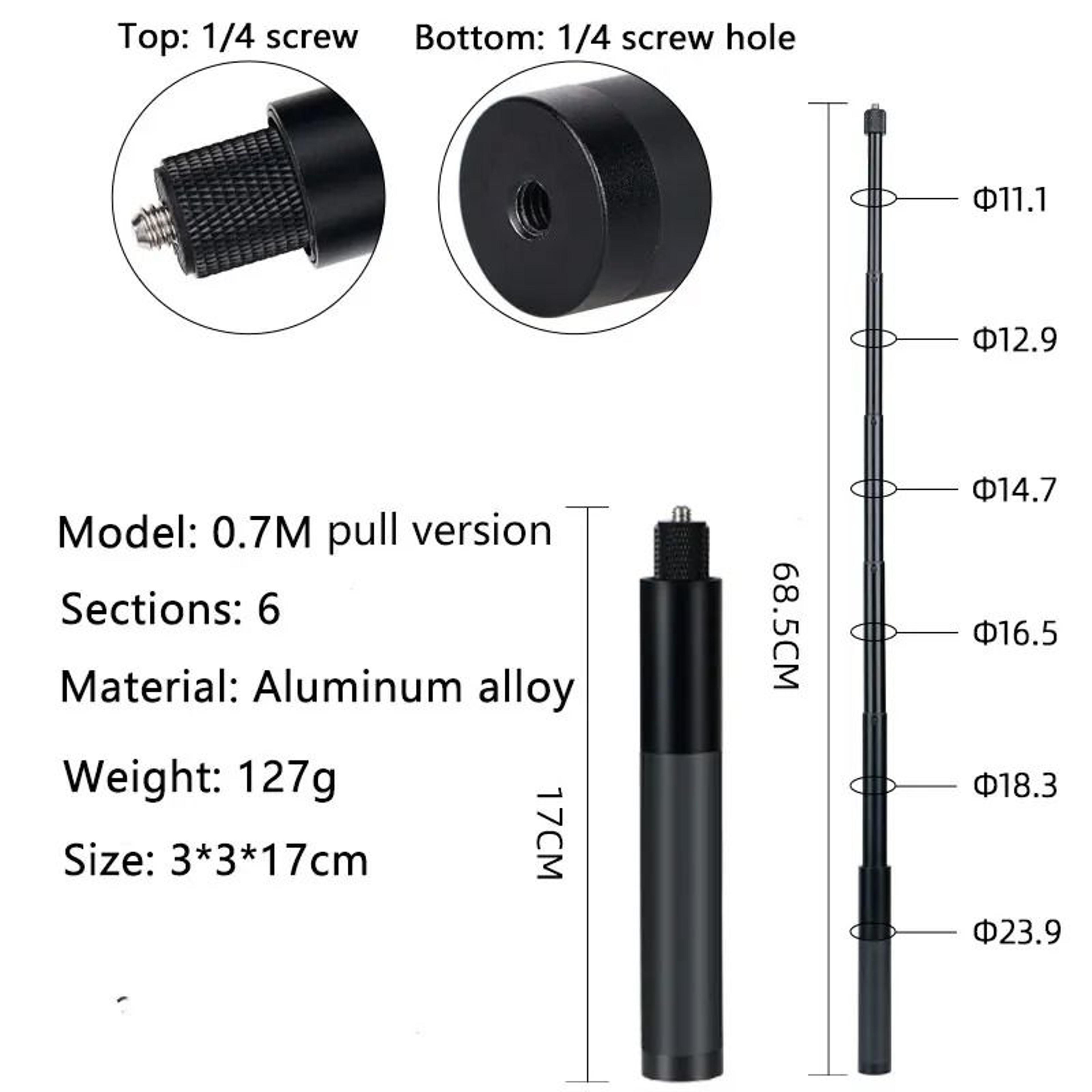 Invisible Selfie Stick For Insta360 X5 X4 X3 Panoramic Camera 8