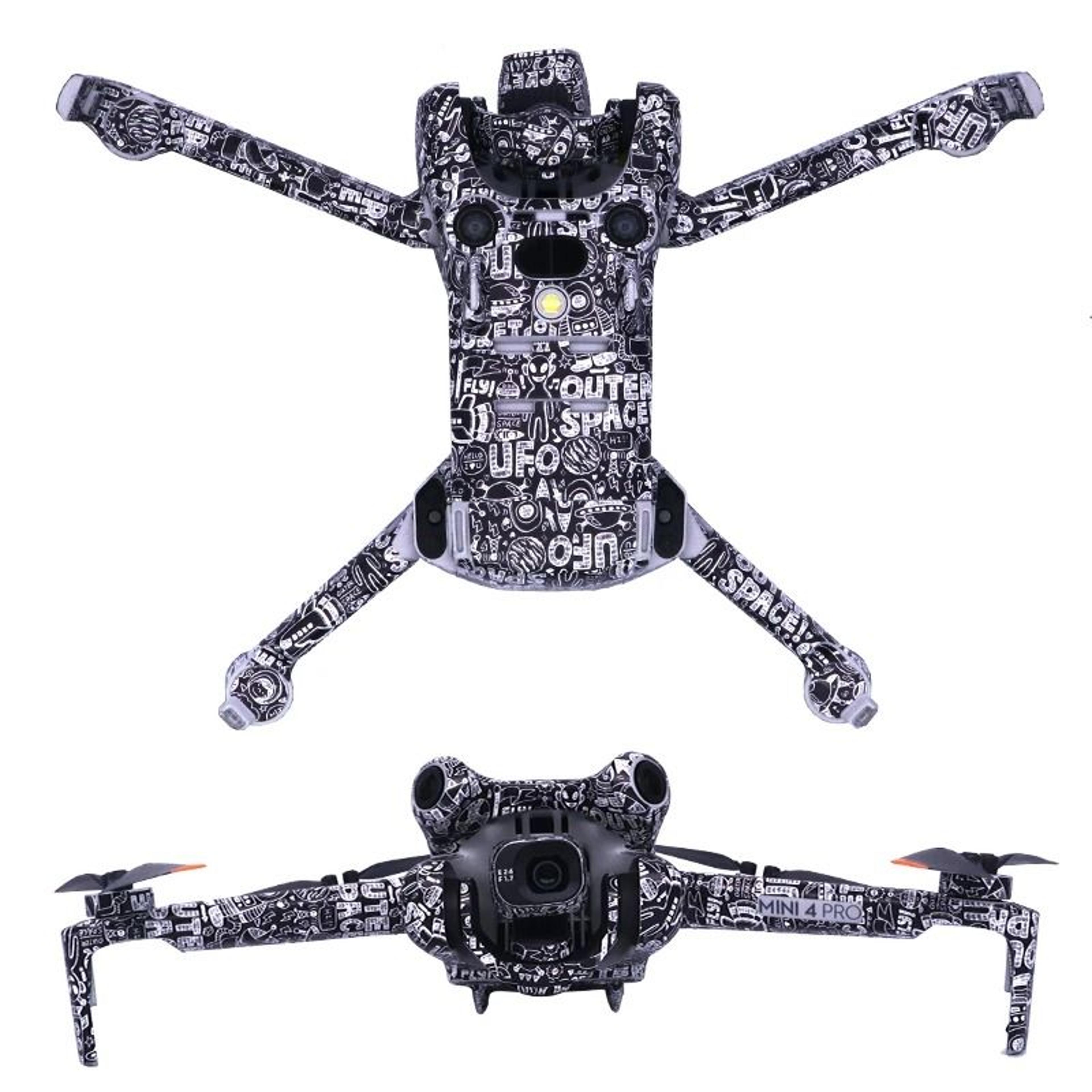 Full Body Protective PVC Wrap Skin Decal For DJI Mini 4 Pro Drone 5