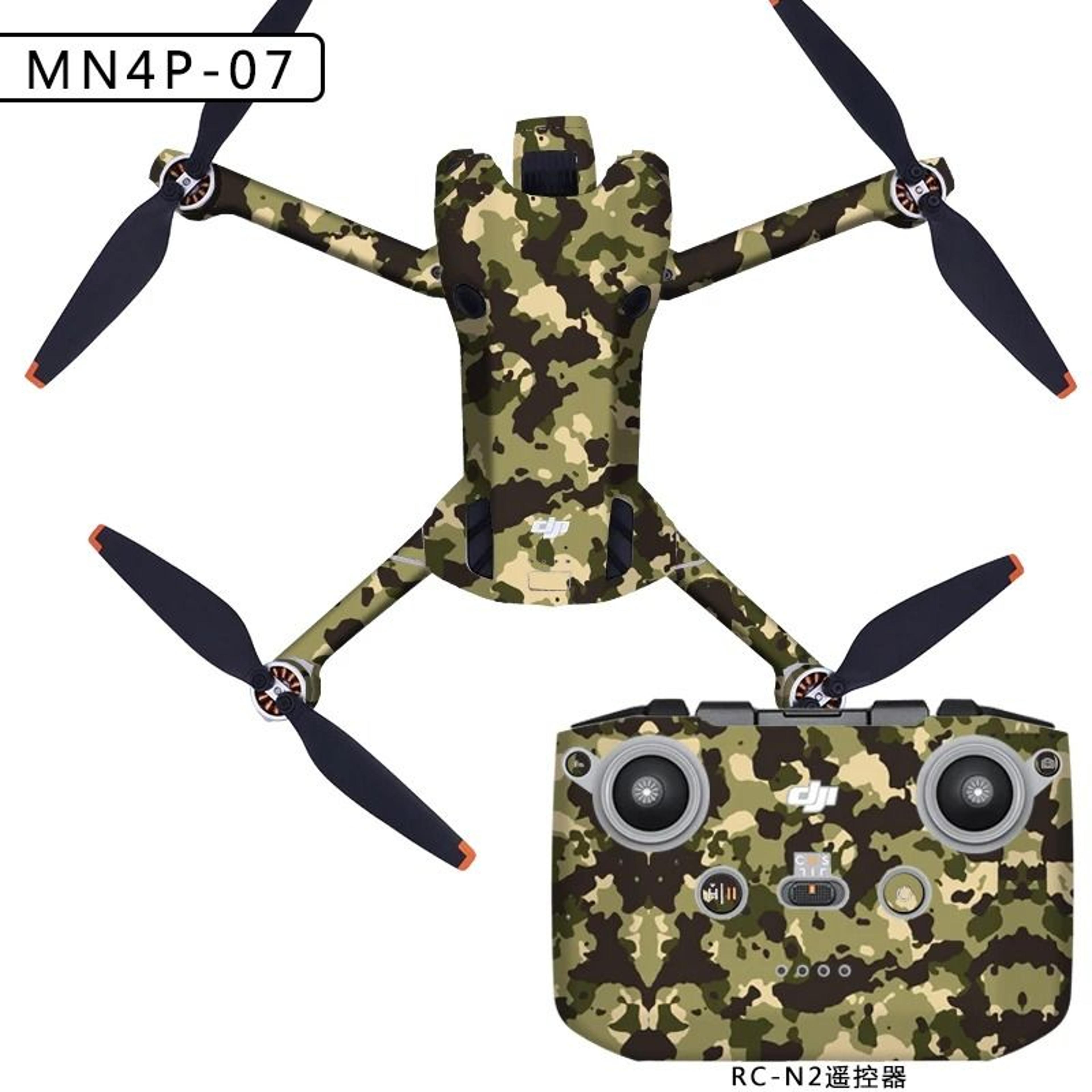 Full Body Protective PVC Wrap Skin Decal For DJI Mini 4 Pro Drone 14