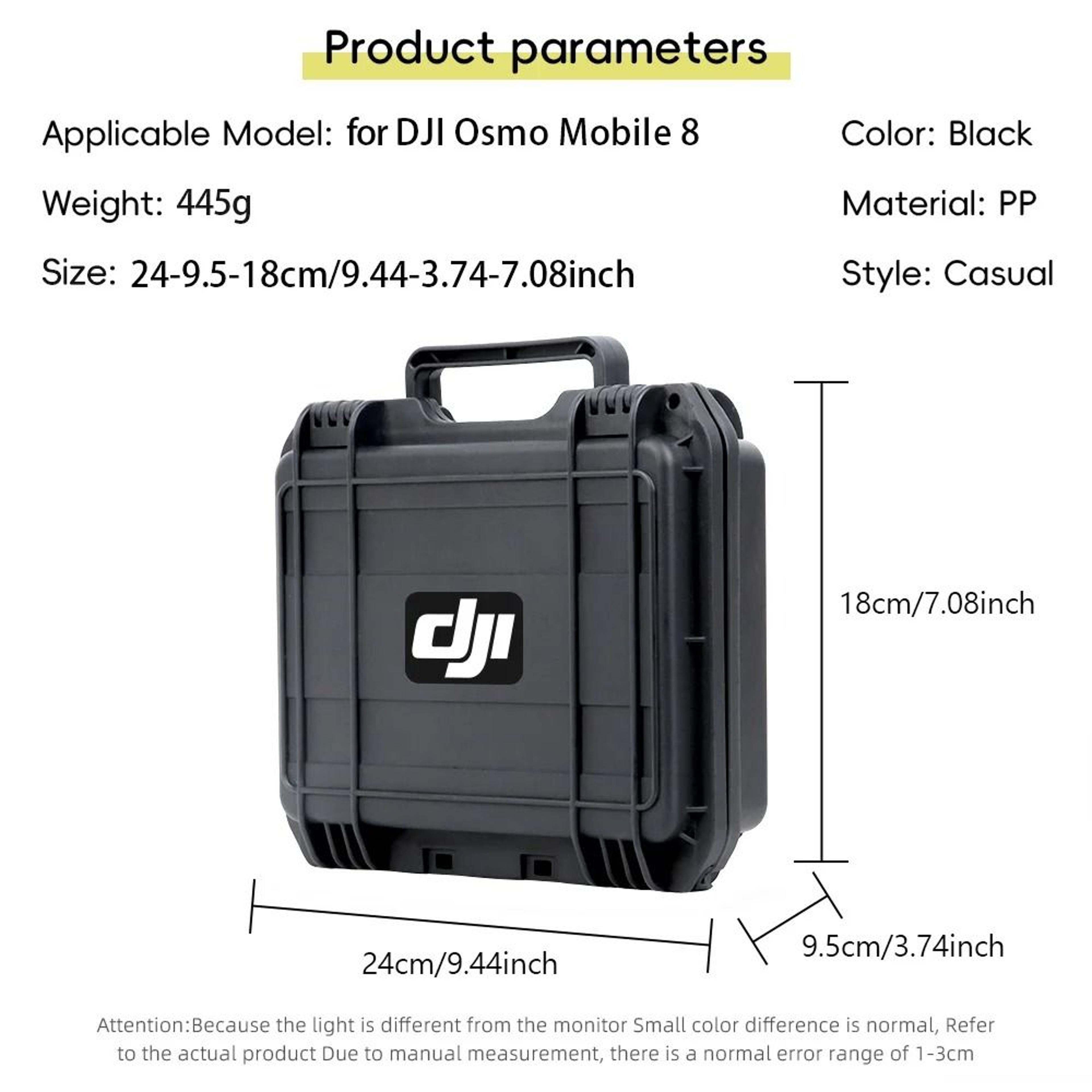 ExplosionProof Protective Storage Hard Case For DJI Osmo Mobile 8 5