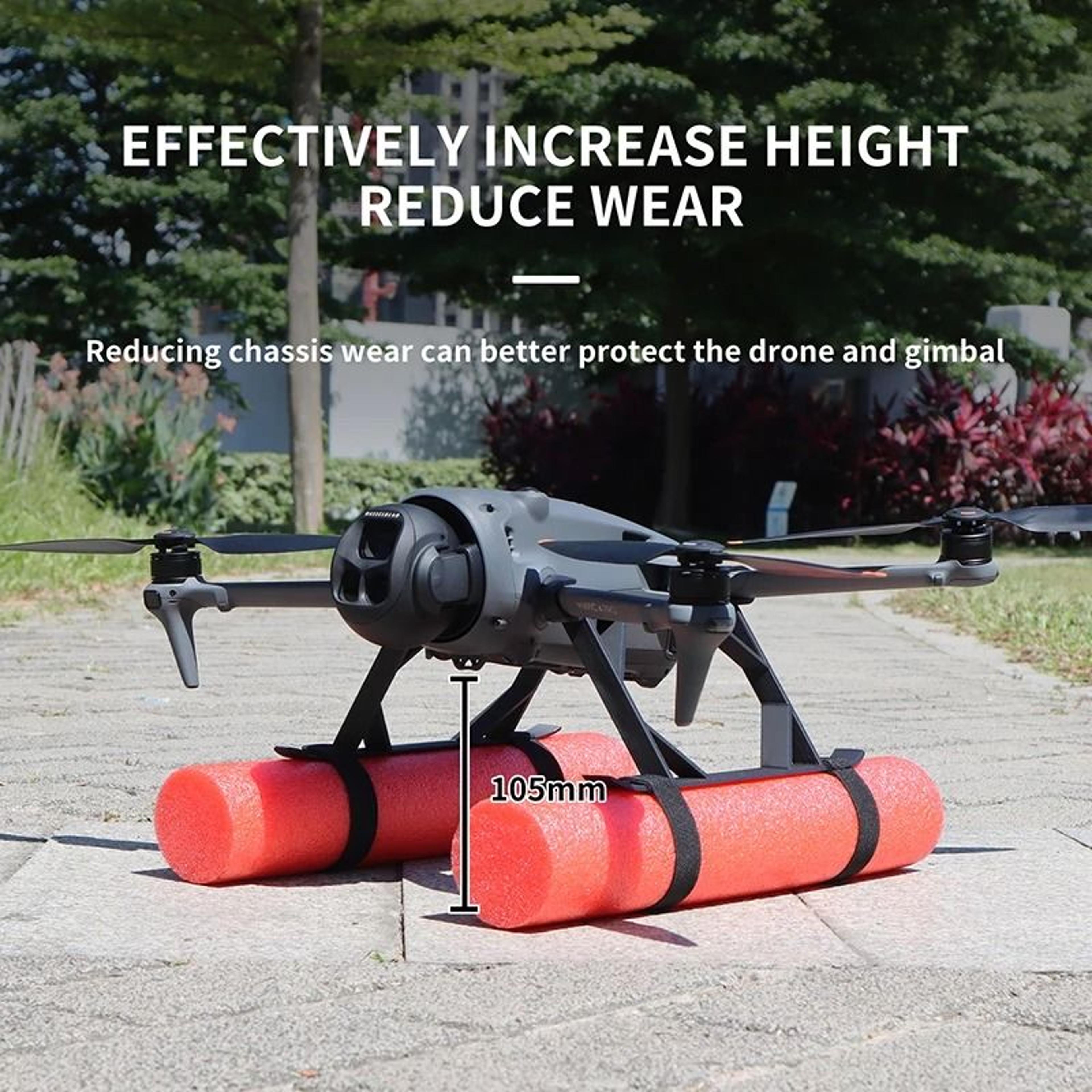 Water Landing Skid Float Kit And Training Gear For DJI Mavic 4 Pro 0