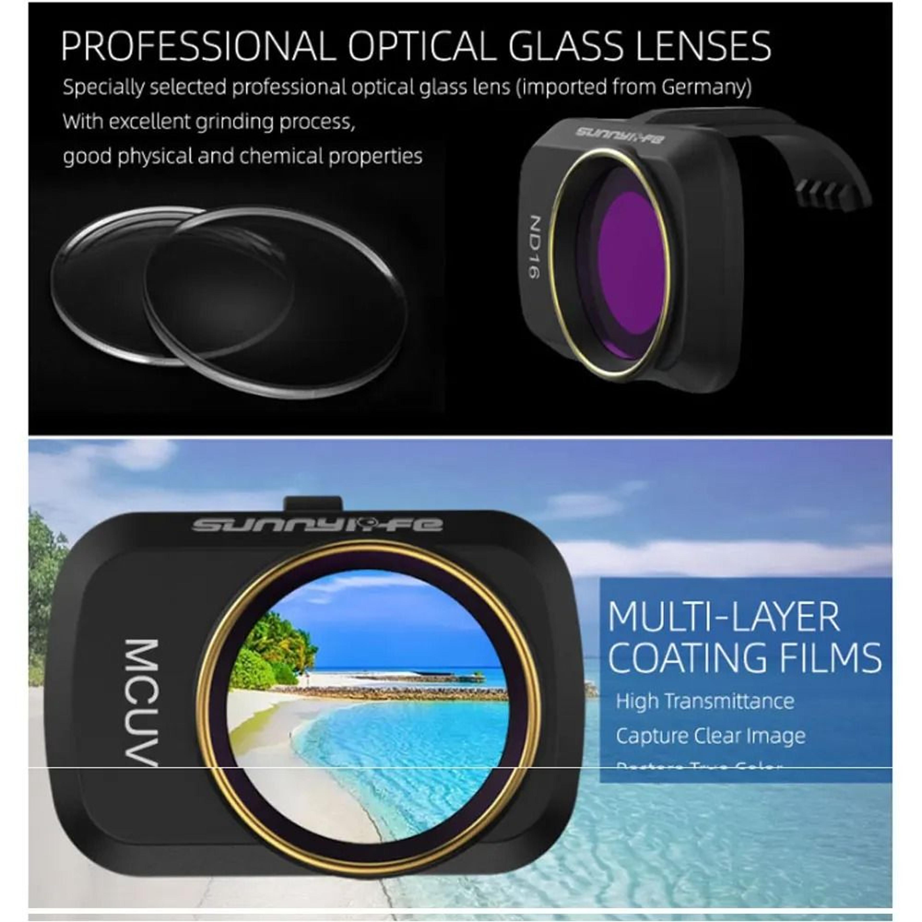 Camera Lens Filter Set UV CPL ND NDPL For DJI Mini 2 SE  Mini 2  Mini 4K 4
