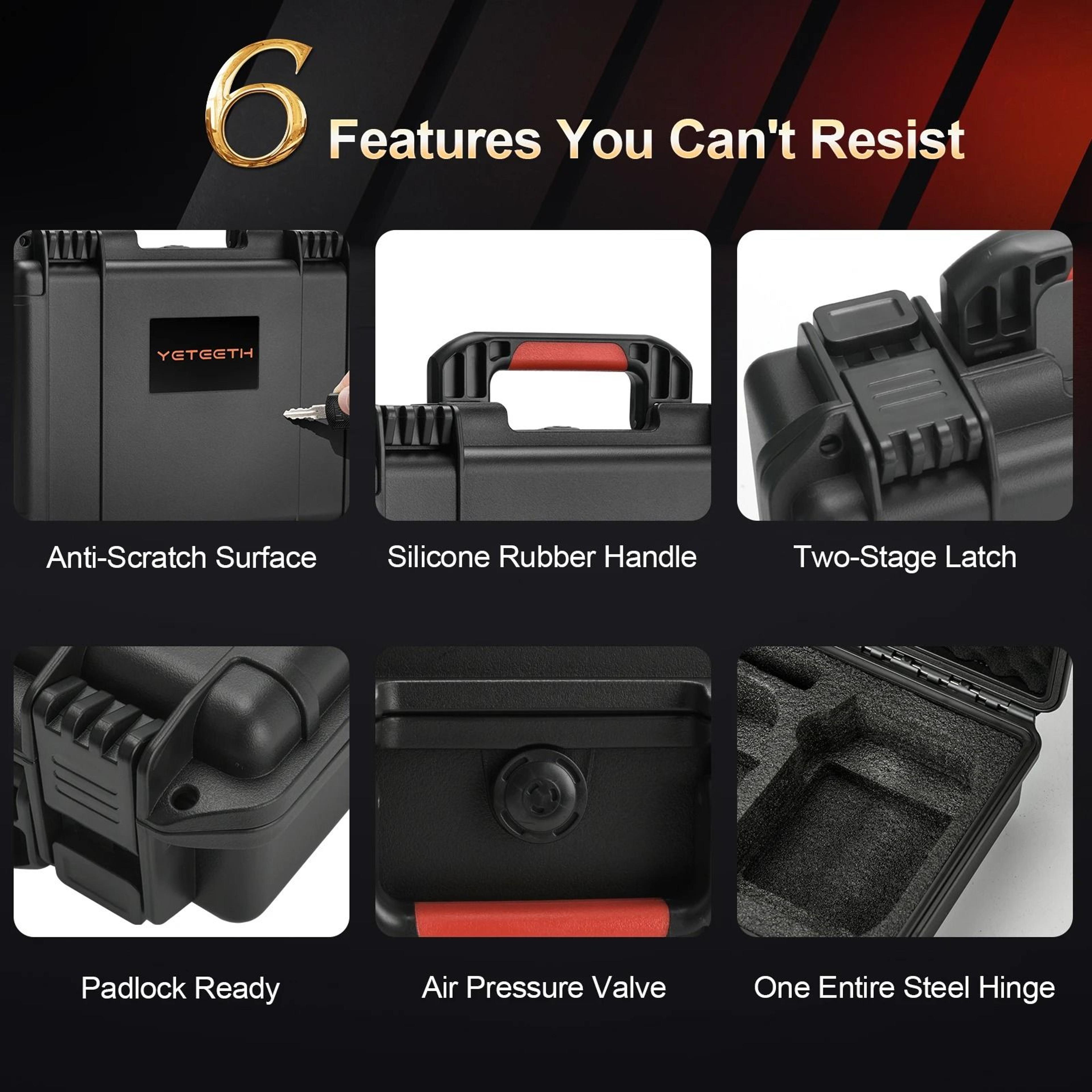 Waterproof Hard Shell ExplosionProof Carrying Case For DJI Mini 4K  Mini 2  Mini 2 SE 5