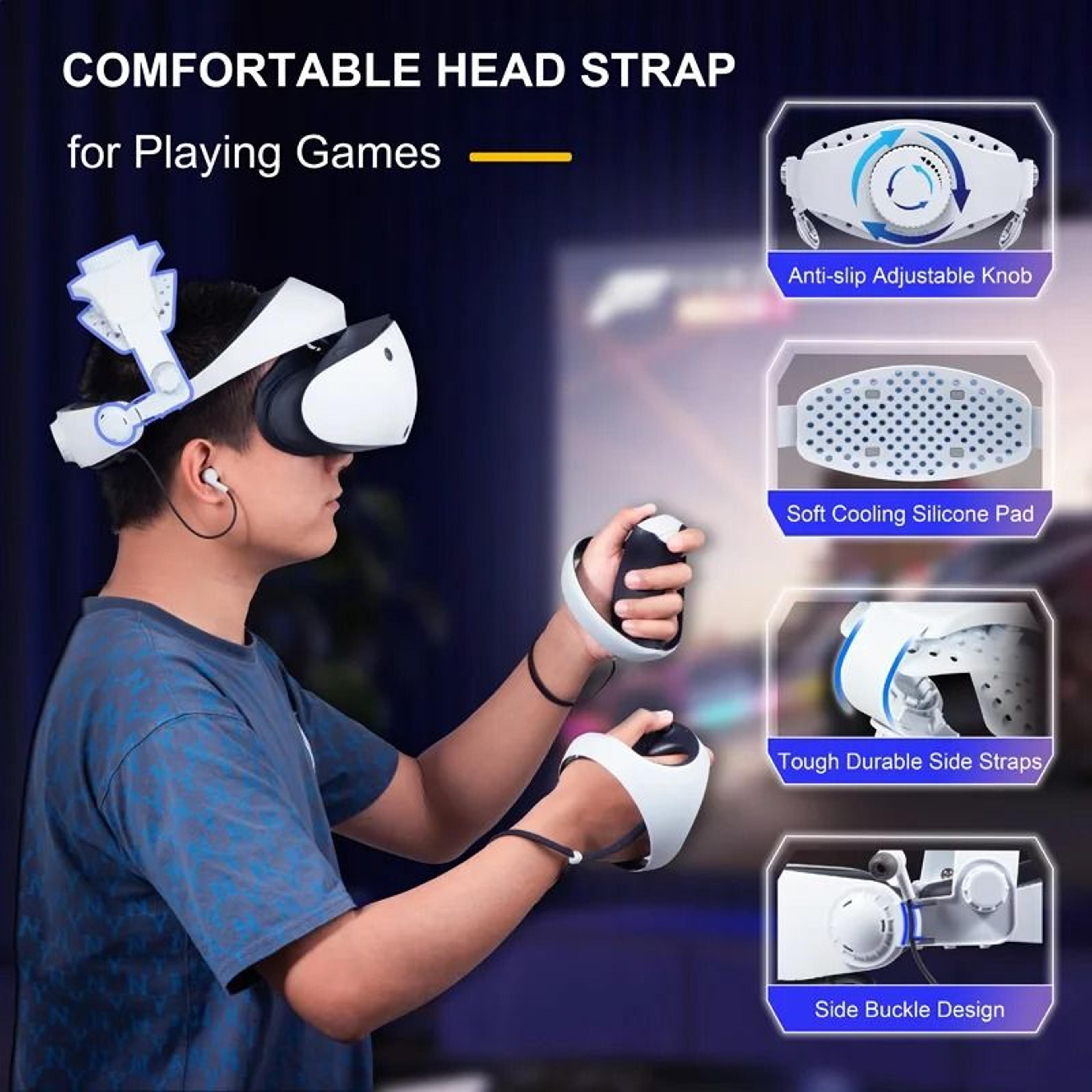 Adjustable Elite Head Strap Replacement And Headband For PlayStation VR2 PS VR2 3