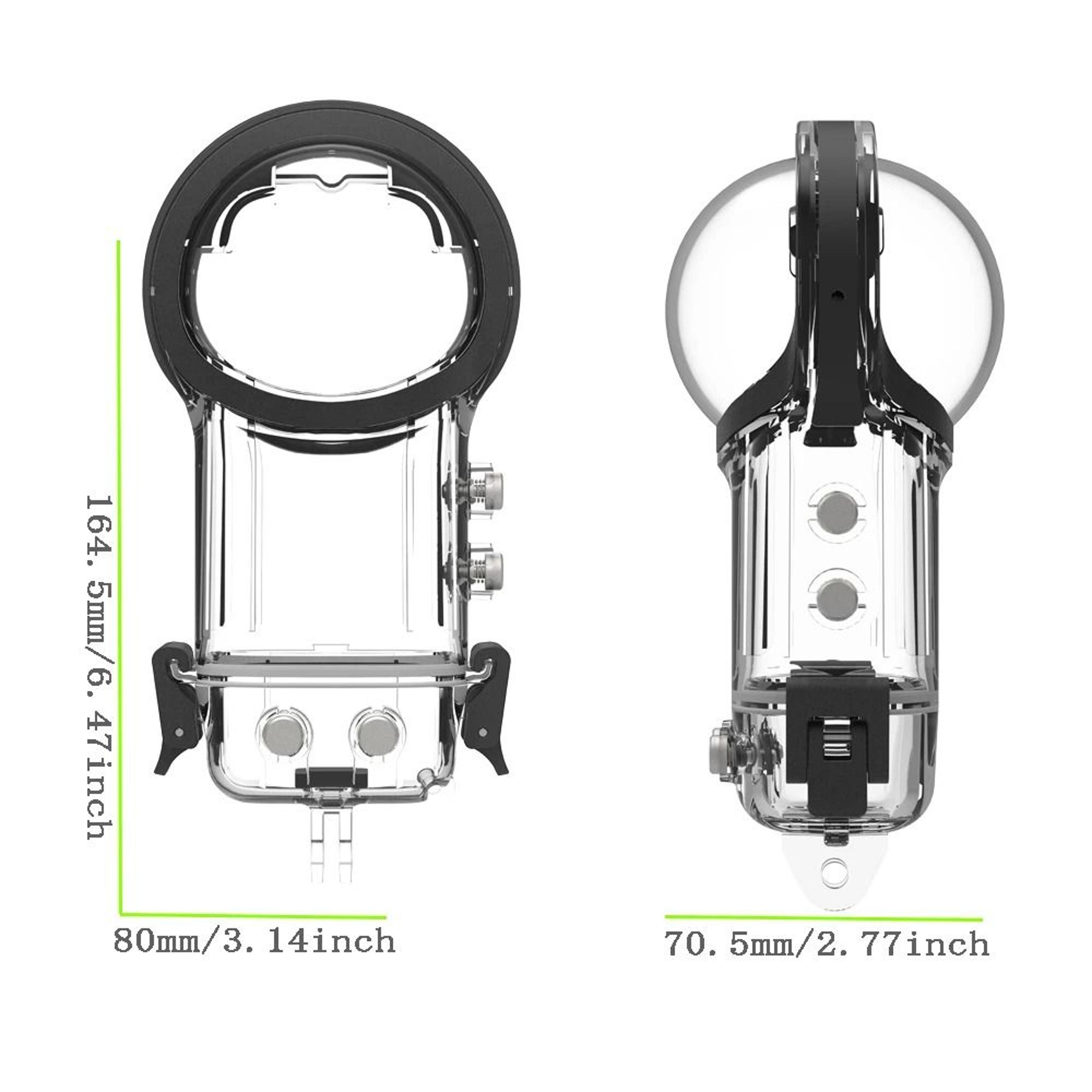40M Waterproof Dive Case And Underwater Housing Shell For Insta360 X4 4