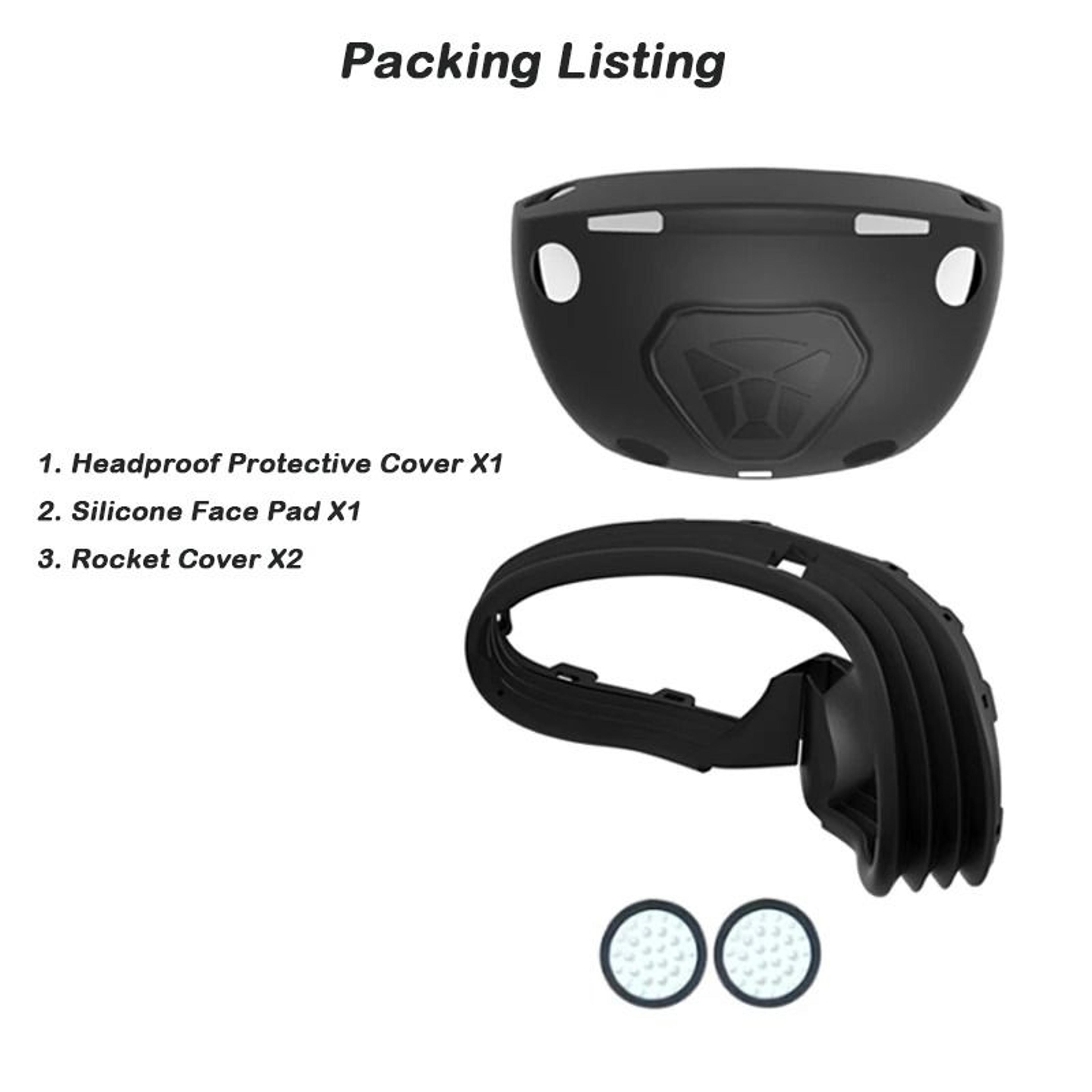 Full Face Silicone Protective Skin Case And Rubber Cover For PlayStation VR2 PS VR2 5