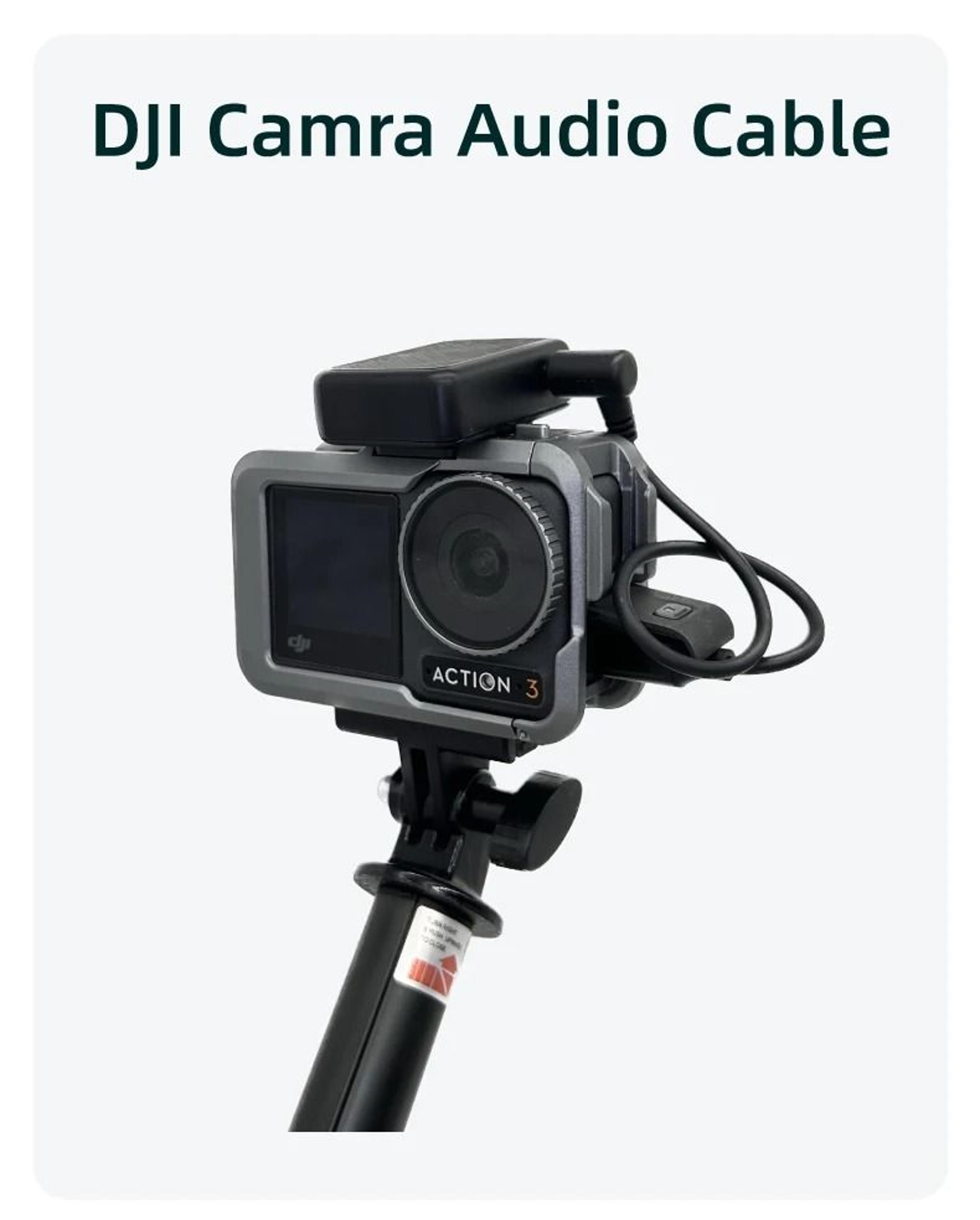 TypeC To 35mm External Microphone Audio Adapter Cable For DJI Pocket 3  Action 4  Action 3 4