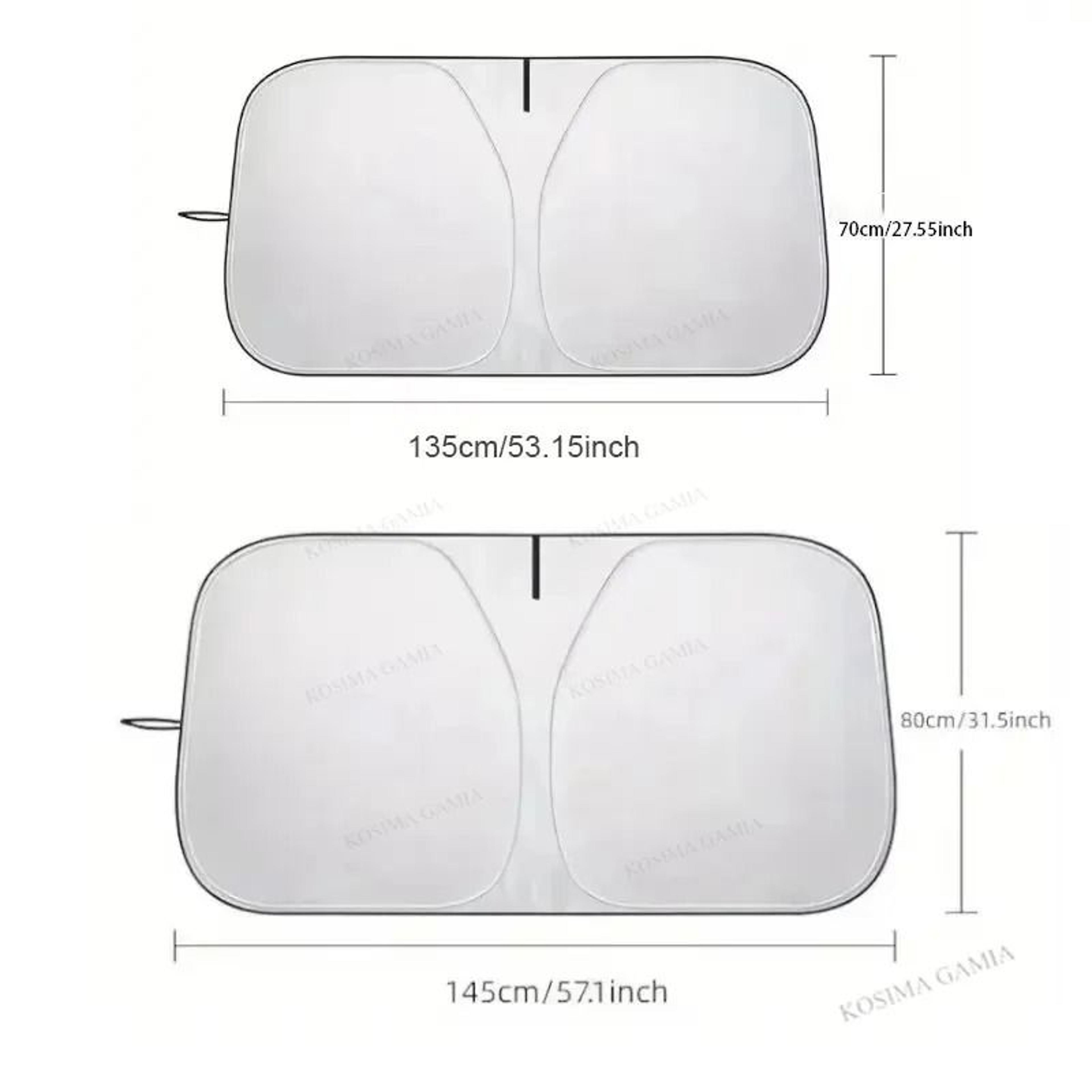 Folding Car Front Window Sunshade Cover And Windshield Visor With UV Protection For Summer Styling 5