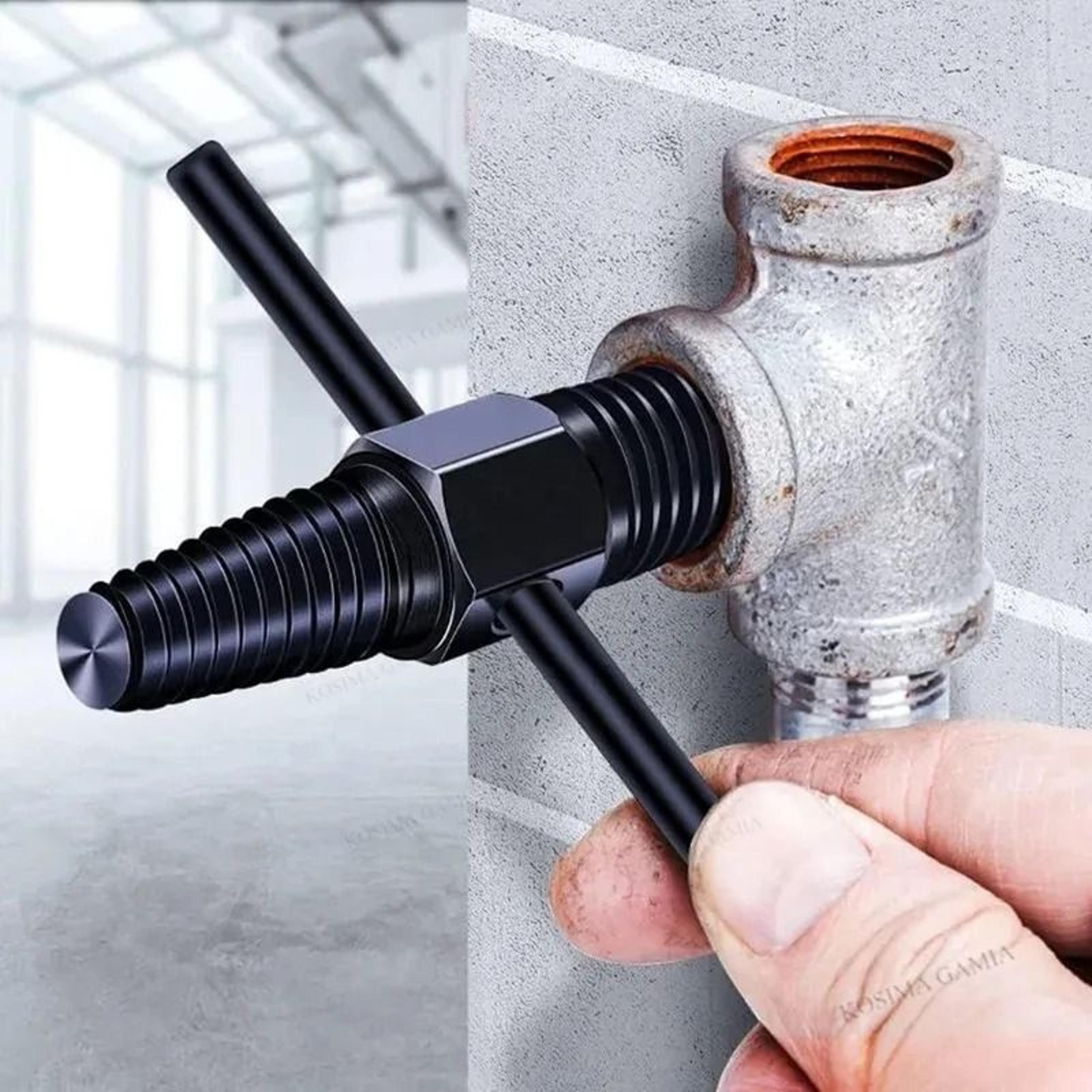DoubleEnded Broken Water Pipe Extractor And Screw Removal Tool For Damaged Plumbing Threads 1