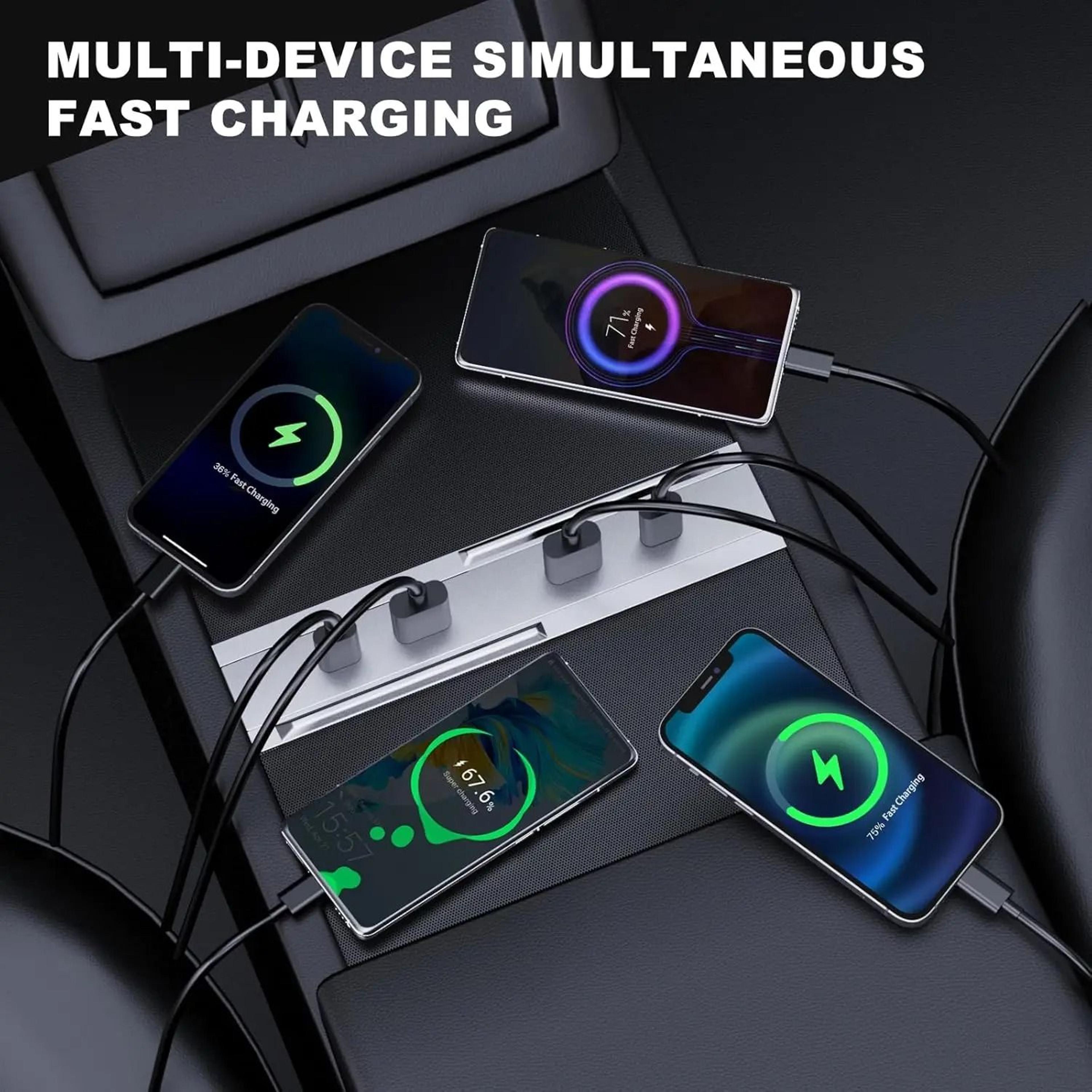 Fast Charging USB Hub Expansion Dock For Tesla Model 3 And Y 2