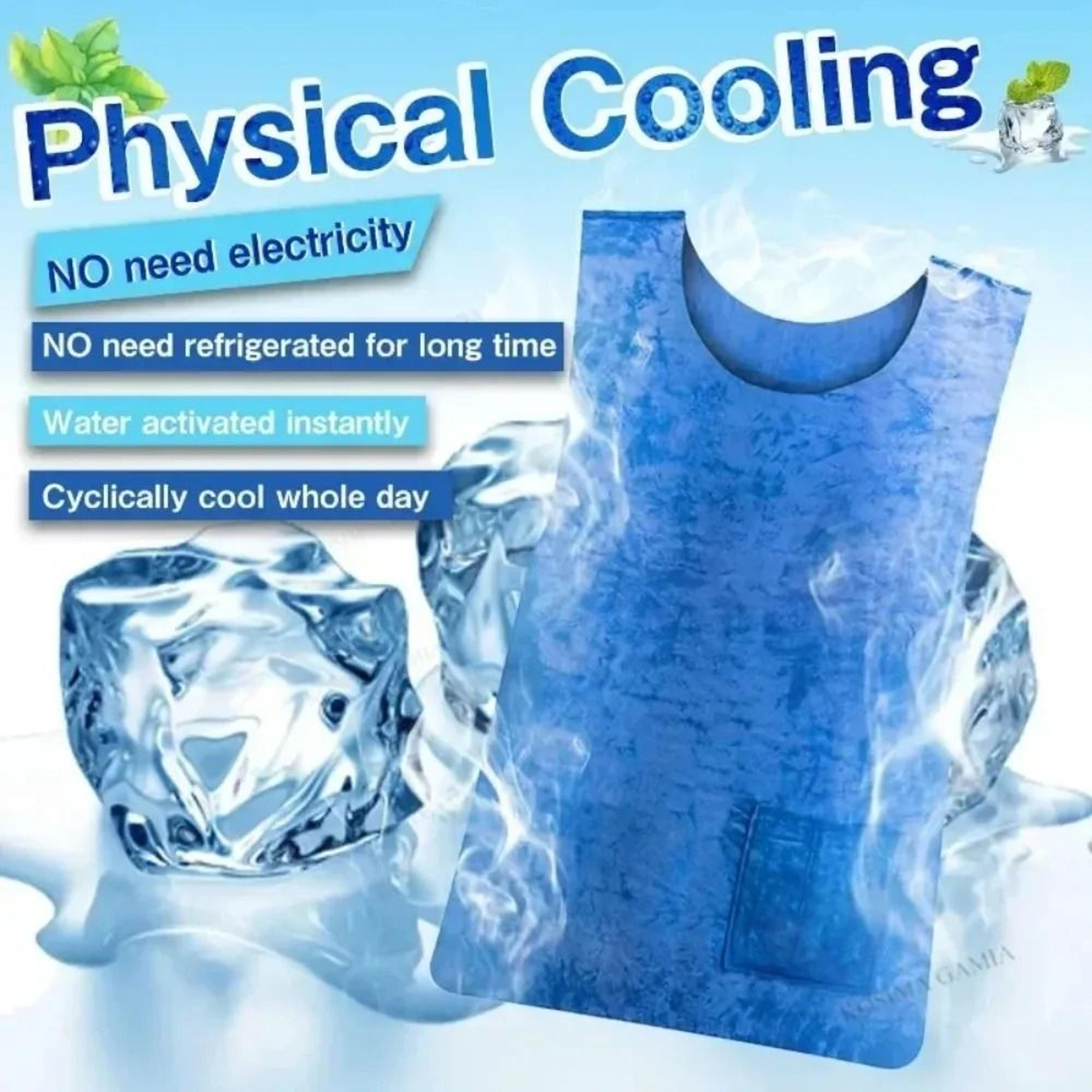 PVA WaterActivated Evaporative Cooling Vest For Hot Weather 3