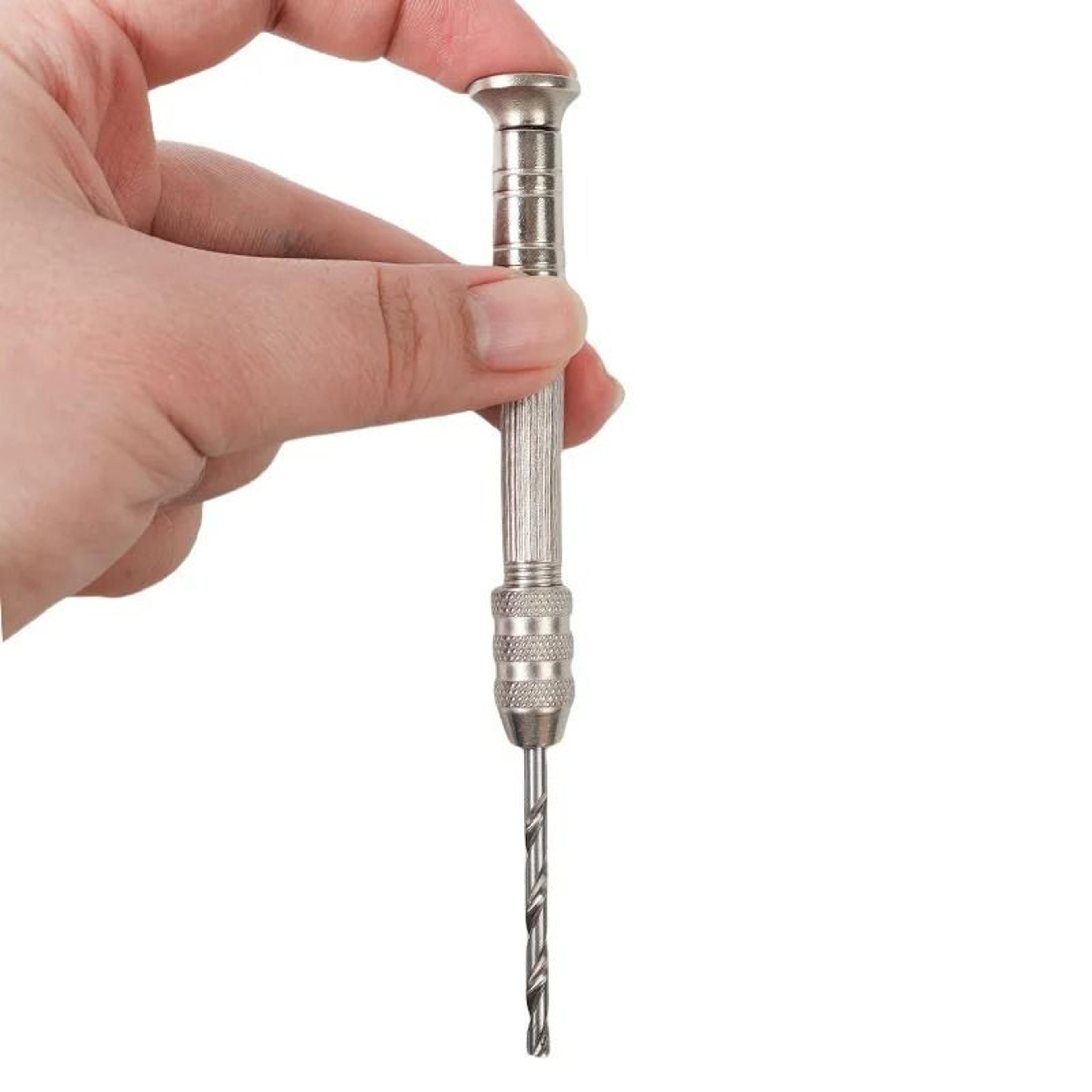 11Piece Manual Mini Twist Hand Drill And Bit Set 2